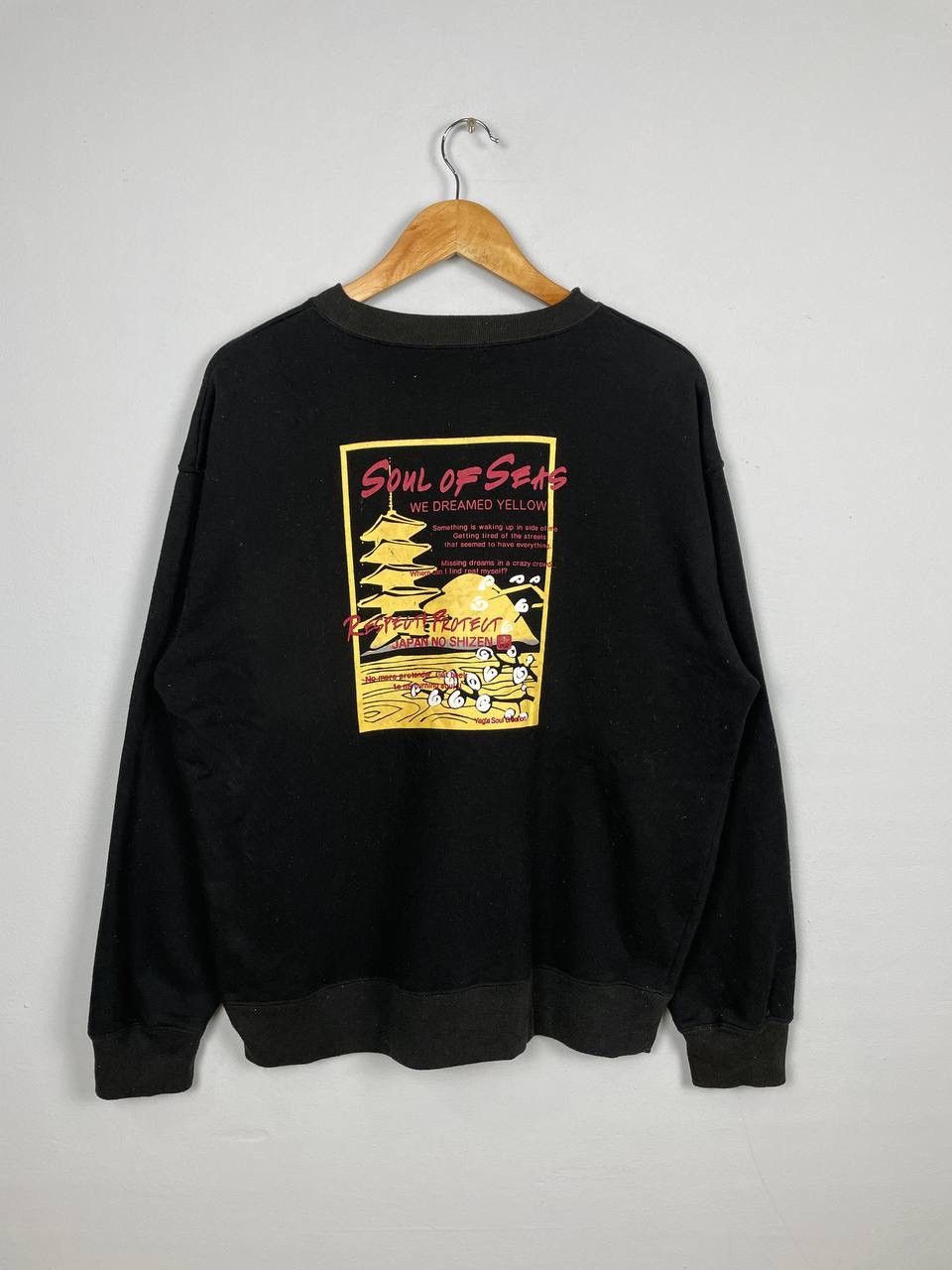Japanese Brand × Other Soul Of Seas Japan No Shizen Monochrome And Col Sweatshirt Size US L / EU 52-54 / 3 - 1 Thumbnail