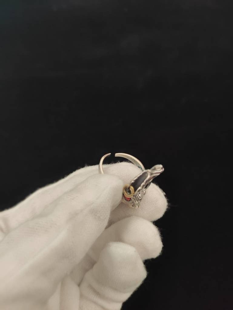 Jewelry Punk vintage ring Size 26 - 8 Thumbnail