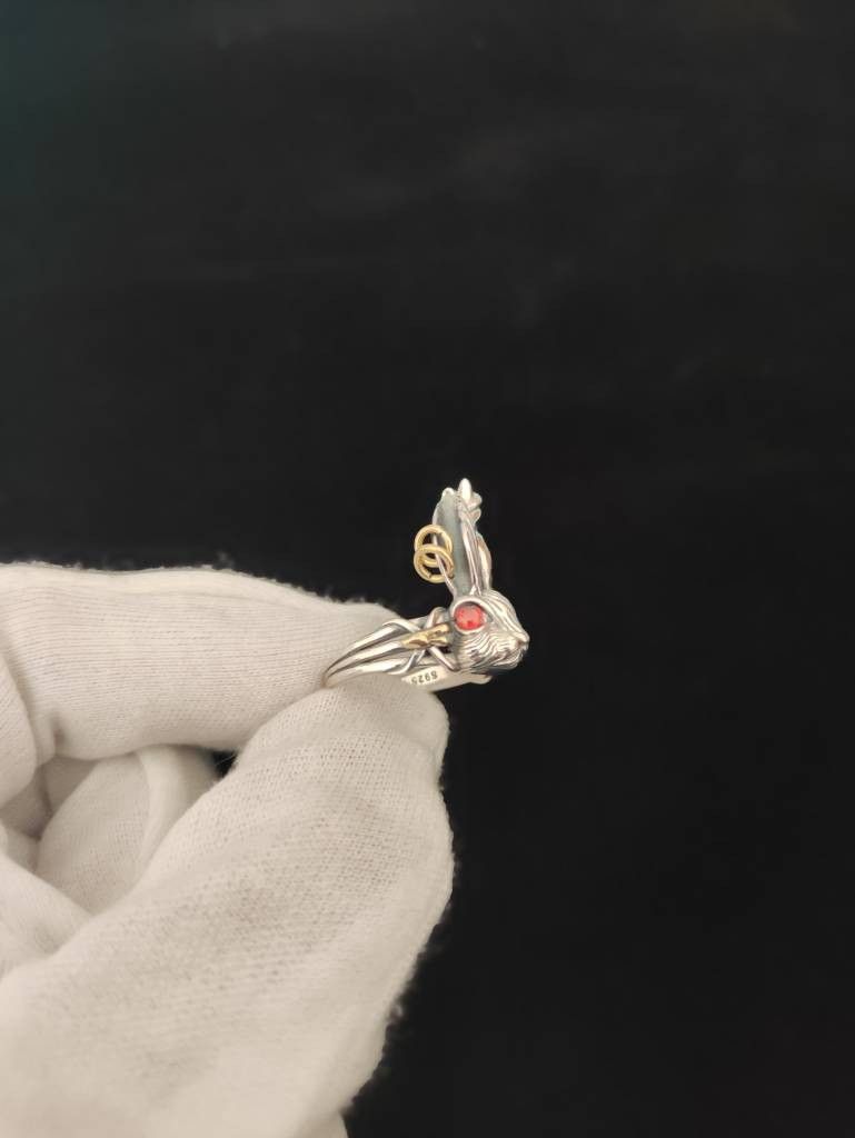 Jewelry Punk vintage ring Size 26 - 6 Thumbnail