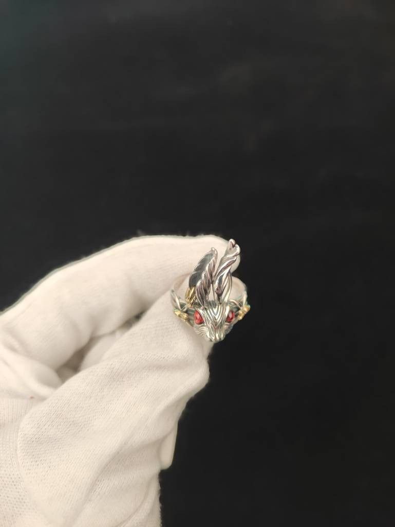 Jewelry Punk vintage ring Size 26 - 4 Thumbnail