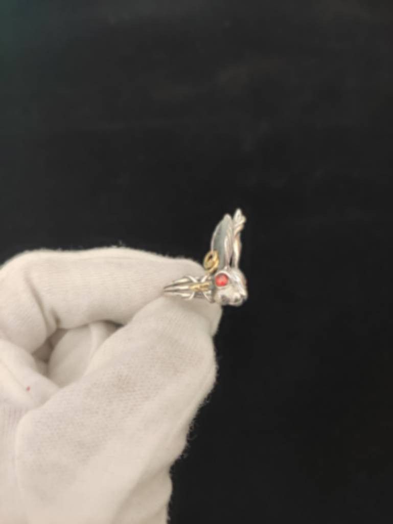 Jewelry Punk vintage ring Size 26 - 5 Thumbnail