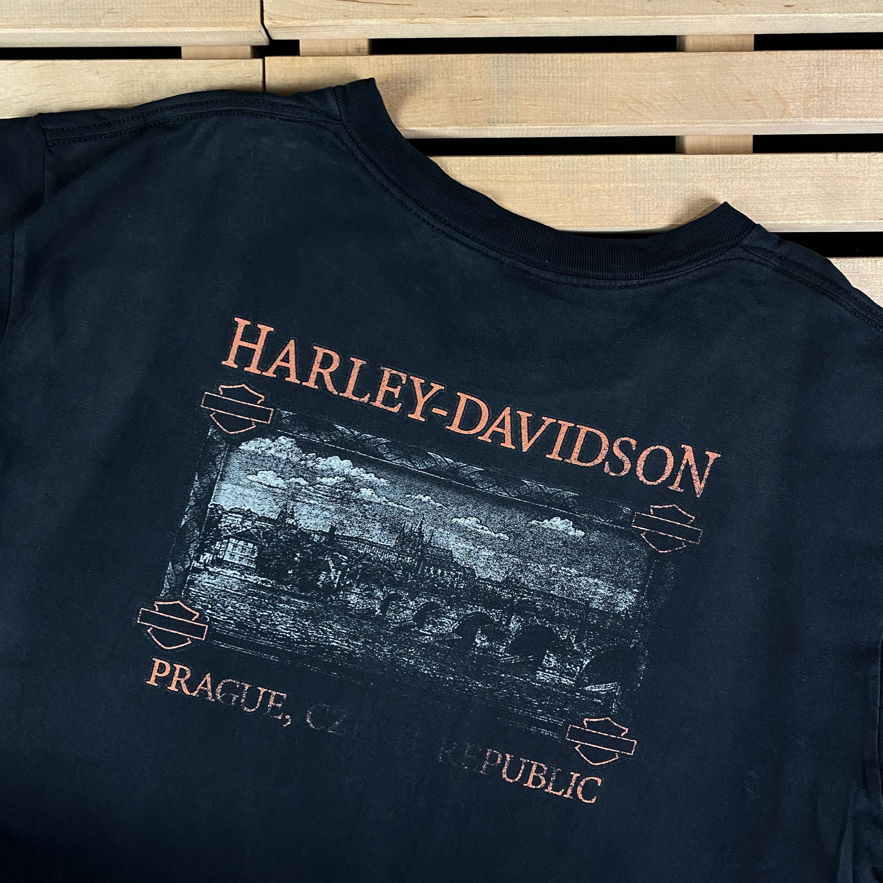 Band Tees Mens Vintage T Shirt Harley Davidson 100 years Size XL Size US XL / EU 56 / 4 - 7 Thumbnail