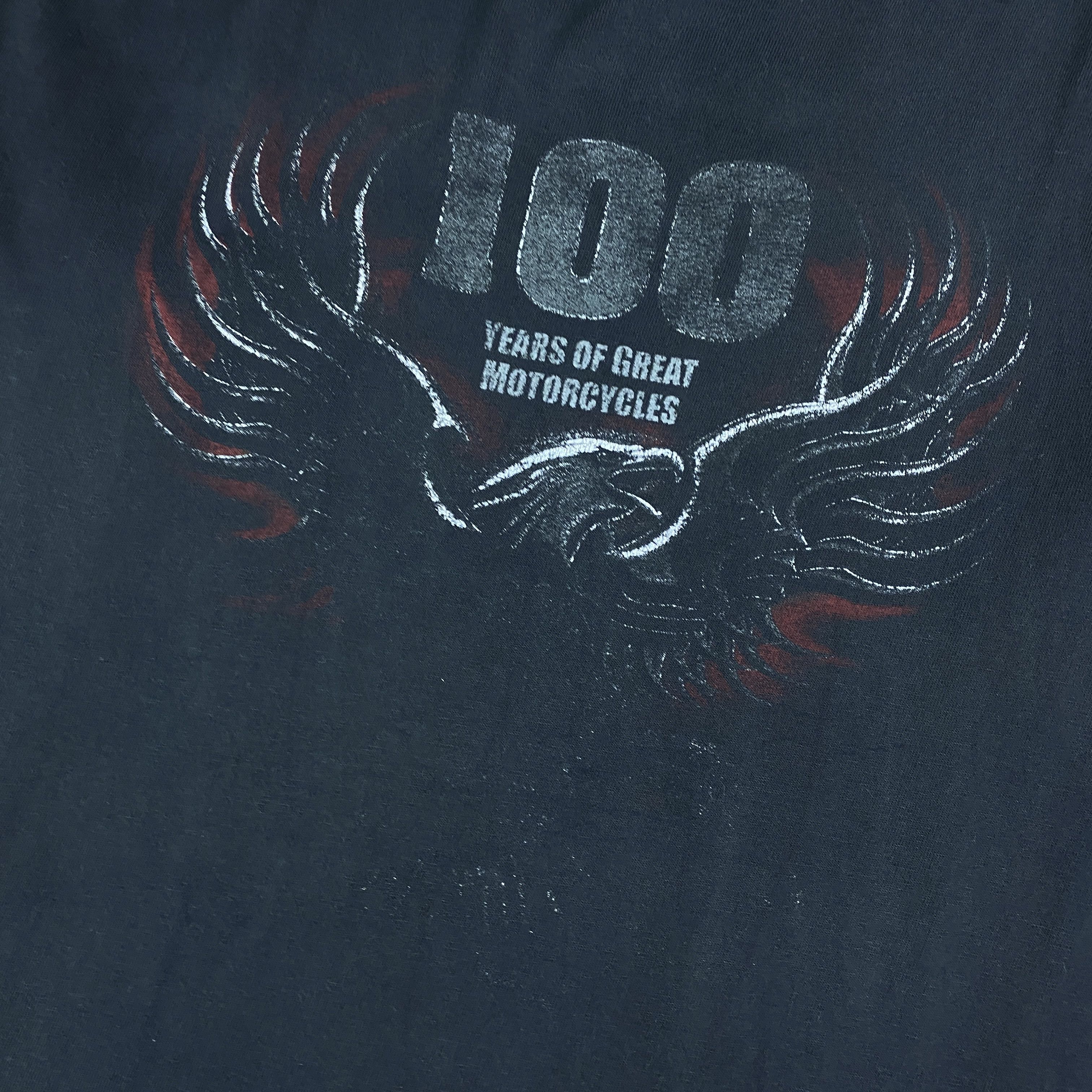 Band Tees Mens Vintage T Shirt Harley Davidson 100 years Size XL Size US XL / EU 56 / 4 - 4 Thumbnail