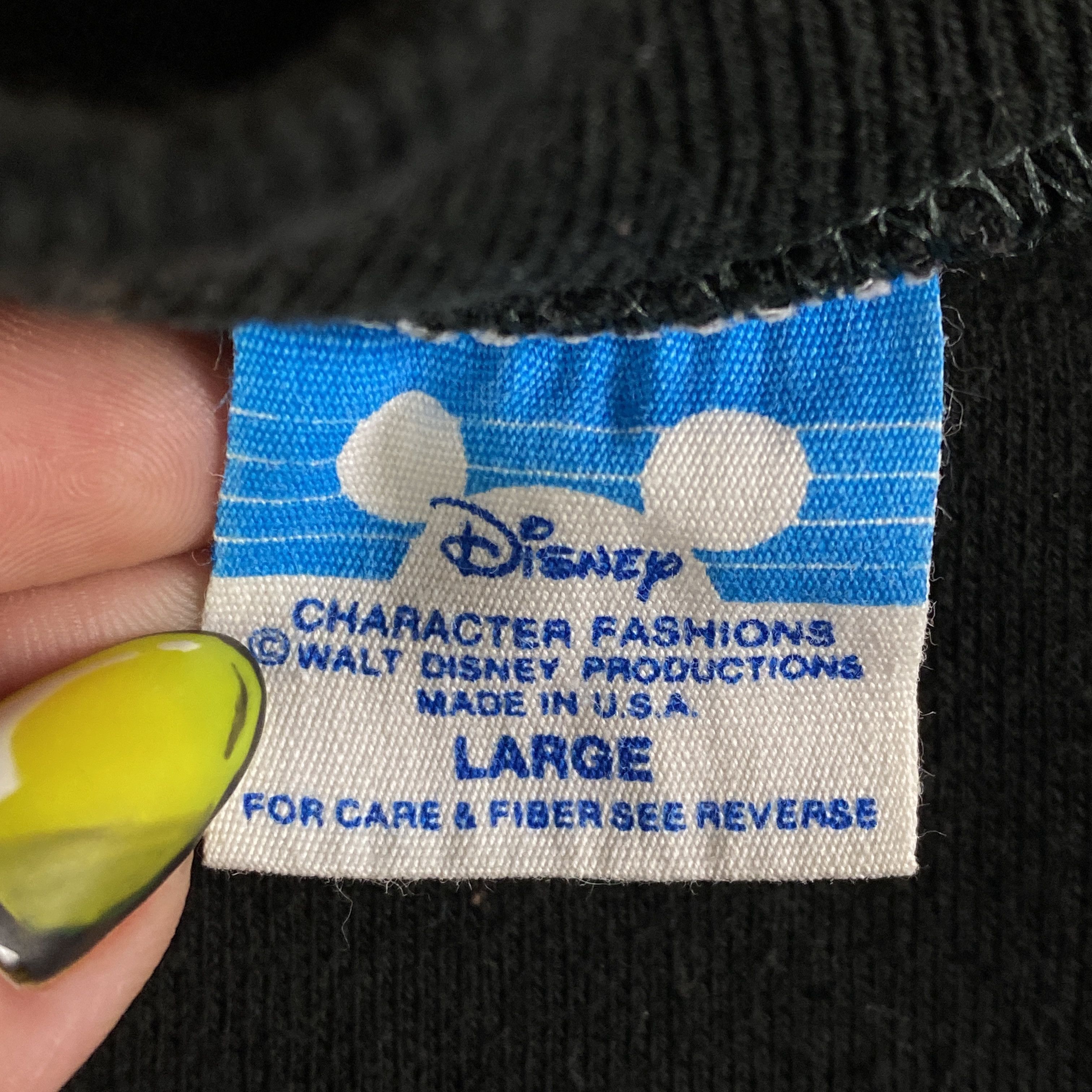 Disney × Vintage Mens Vintage Sweatshirt Disney Mickey Mouse Size L Size US L / EU 52-54 / 3 - 4 Thumbnail