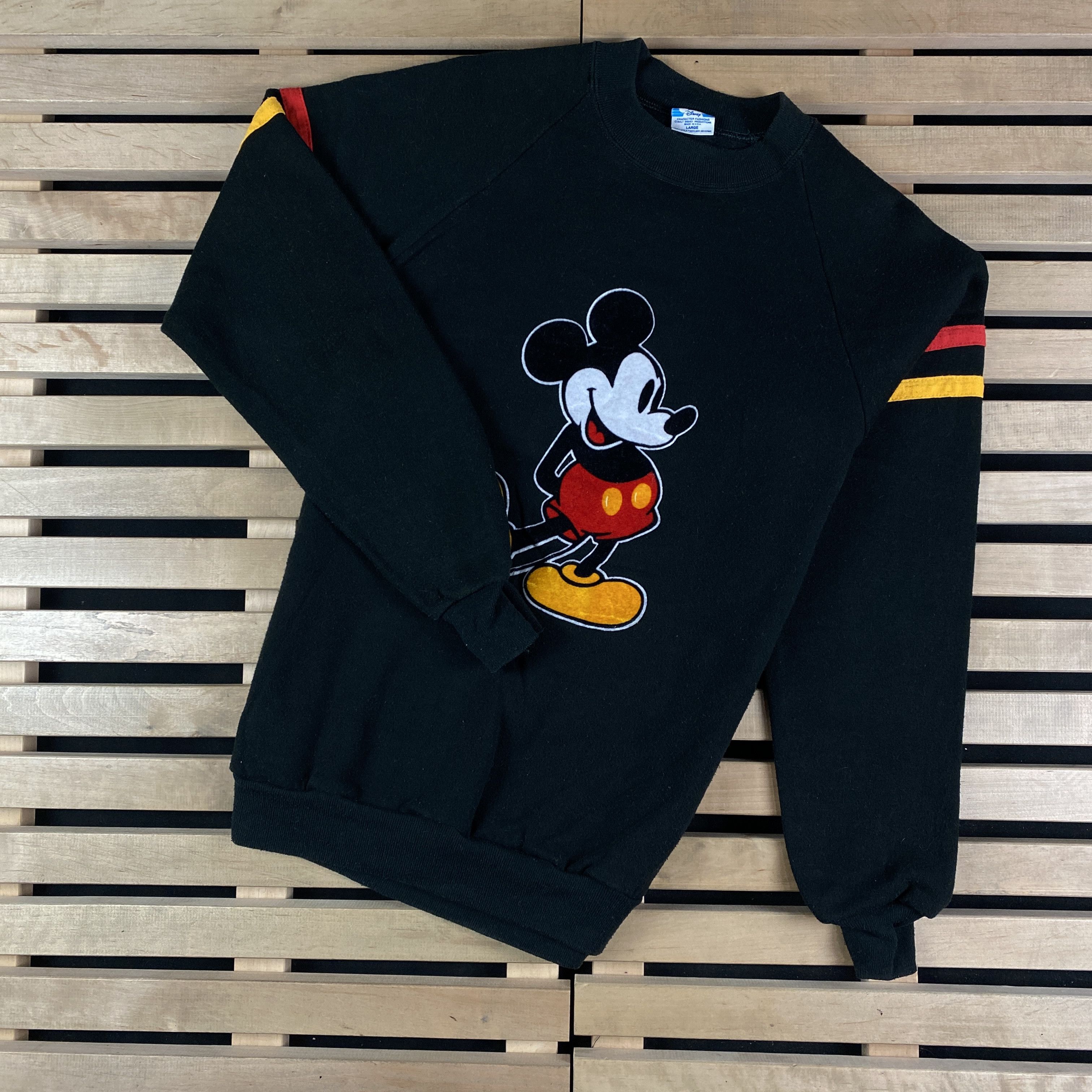 Disney × Vintage Mens Vintage Sweatshirt Disney Mickey Mouse Size L Size US L / EU 52-54 / 3 - 1 Thumbnail