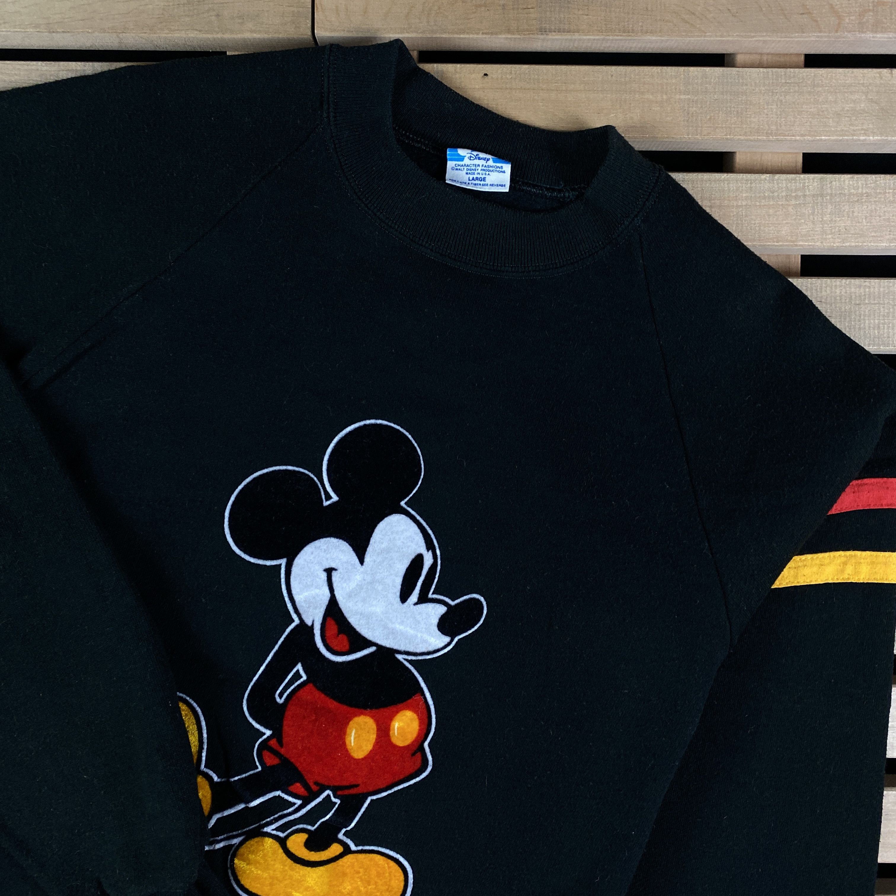 Disney × Vintage Mens Vintage Sweatshirt Disney Mickey Mouse Size L Size US L / EU 52-54 / 3 - 2 Thumbnail