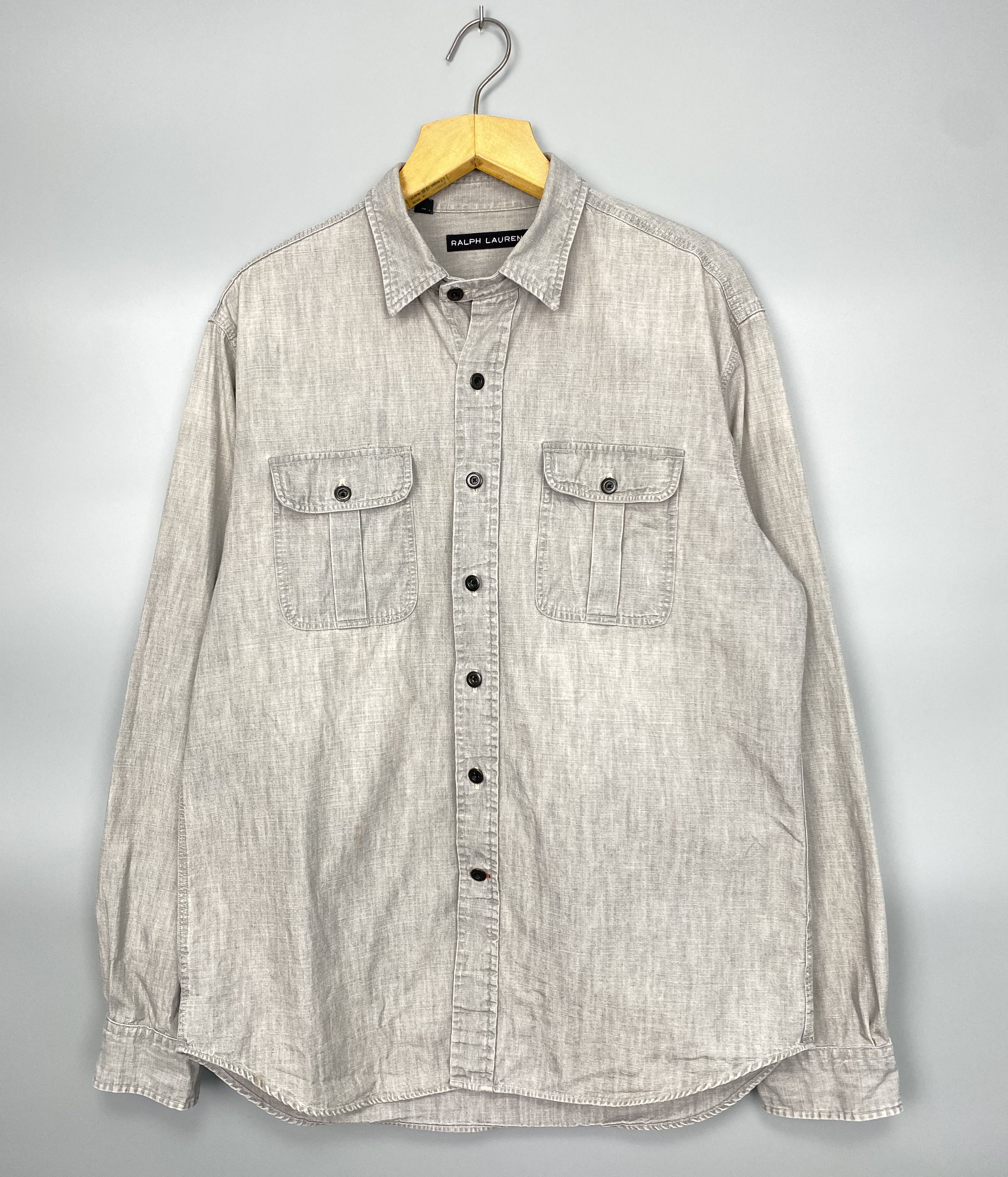 Ralph Lauren Black Label Ralph Lauren Black Label Selvedge Military Overshirt Size US L / EU 52-54 / 3 - 1 Thumbnail