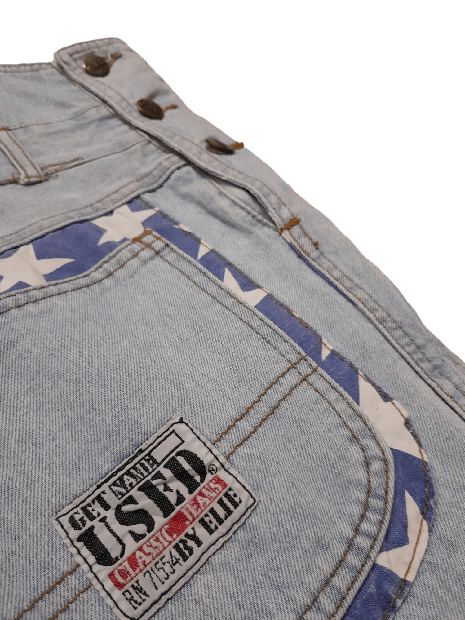 Other Get Used Flag Denim by Japan Elie Designer (E599) Size US 36 / EU 52 - 9 Thumbnail