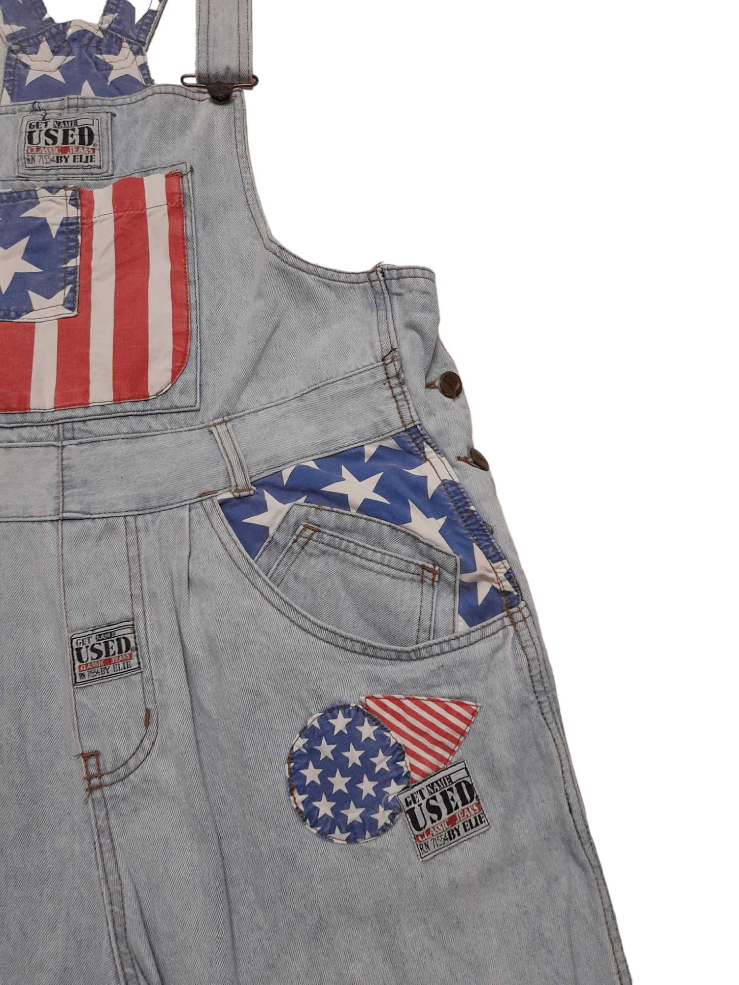 Other Get Used Flag Denim by Japan Elie Designer (E599) Size US 36 / EU 52 - 4 Thumbnail