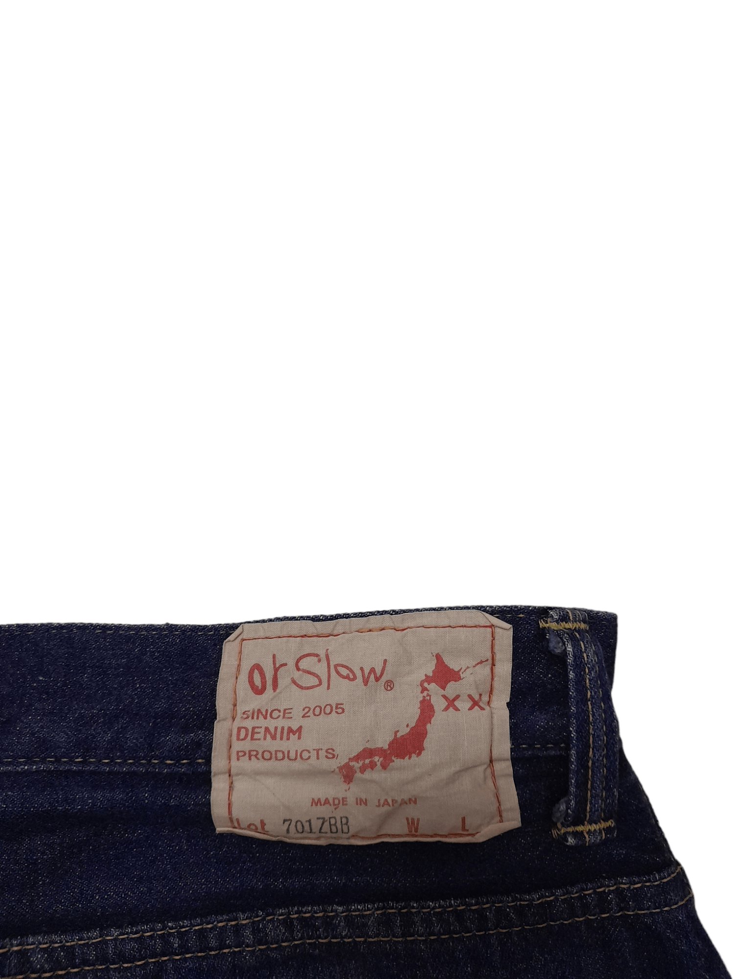 Beams Plus × Orslow Orslow x Beams Selvedge Denim 701ZBB Japan (E600) w29 Size US 29 - 3 Thumbnail