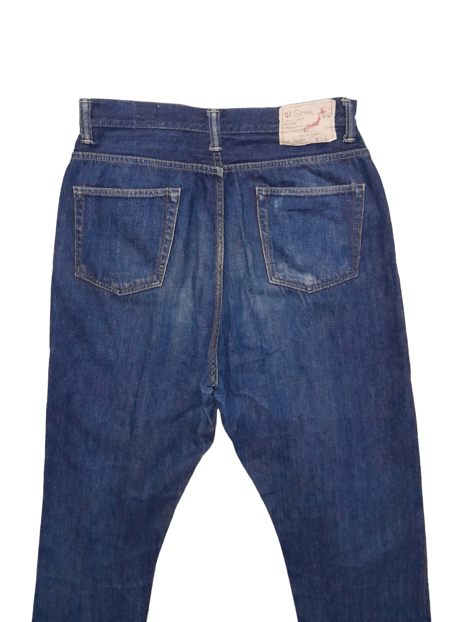 Beams Plus × Orslow Orslow x Beams Selvedge Denim 701ZBB Japan (E600) w29 Size US 29 - 2 Thumbnail