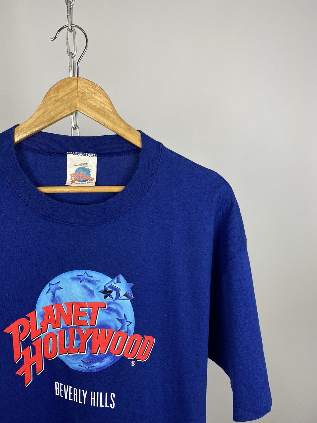 Planet Hollywood Planet Hollywood T-shirt vintage movie blue size L Size US L / EU 52-54 / 3 - 2 Thumbnail