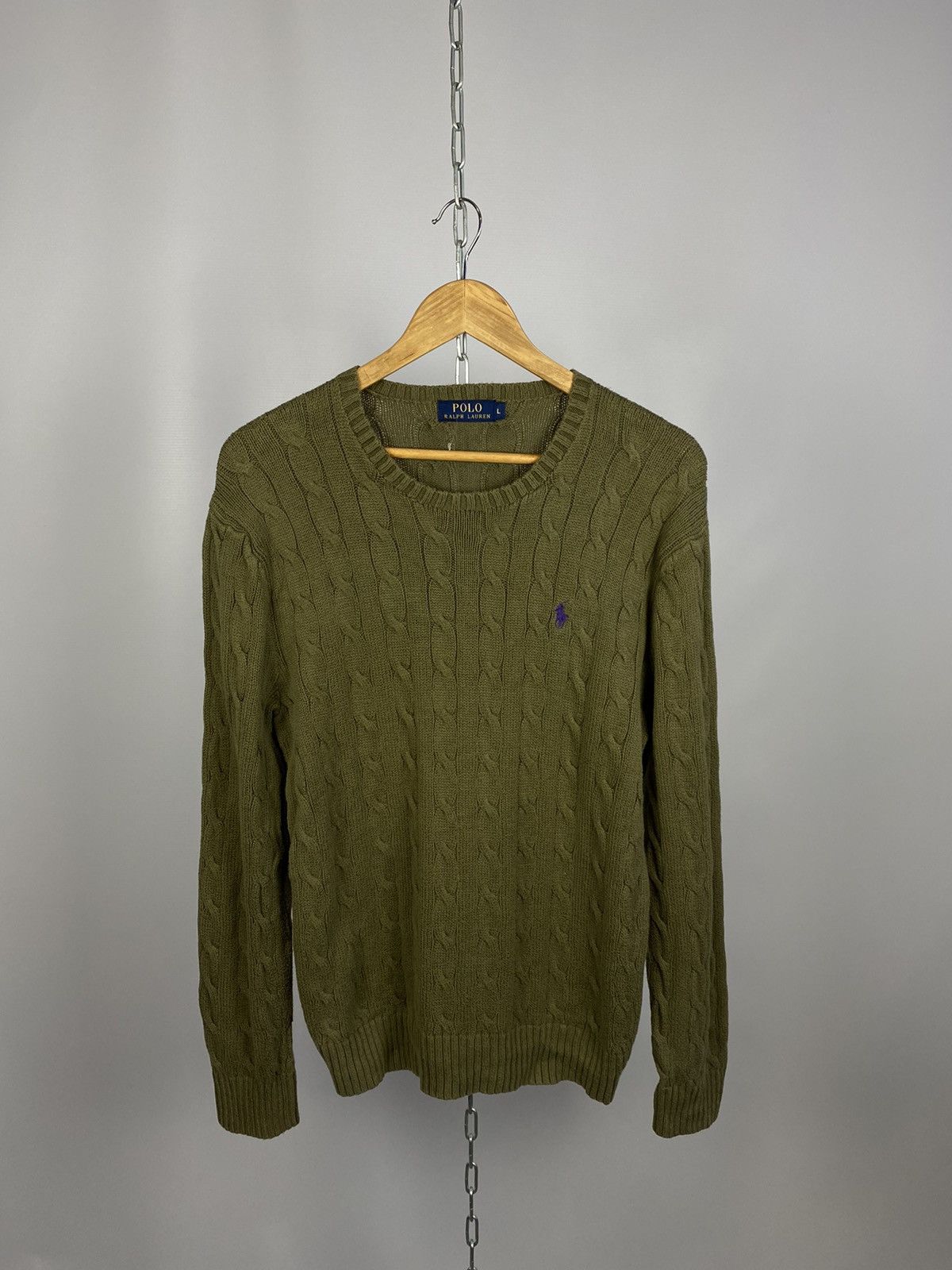 Polo Ralph Lauren Polo Ralph Lauren sweater streetwear green size L Size US L / EU 52-54 / 3 - 1 Thumbnail