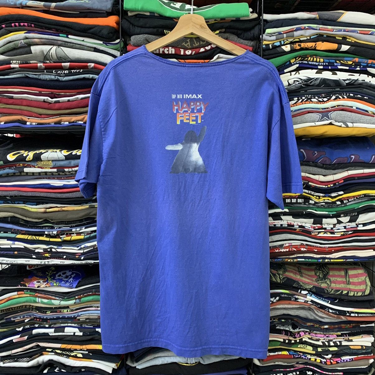 Vintage VINTAGE HAPPY FEET DISTRESS TEE Size US L / EU 52-54 / 3 - 2 Thumbnail