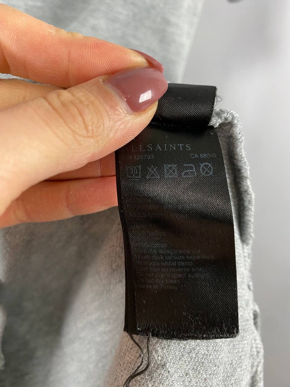 Allsaints Allsaints polo T-shirts gray size L Size US S / EU 44-46 / 1 - 5 Thumbnail