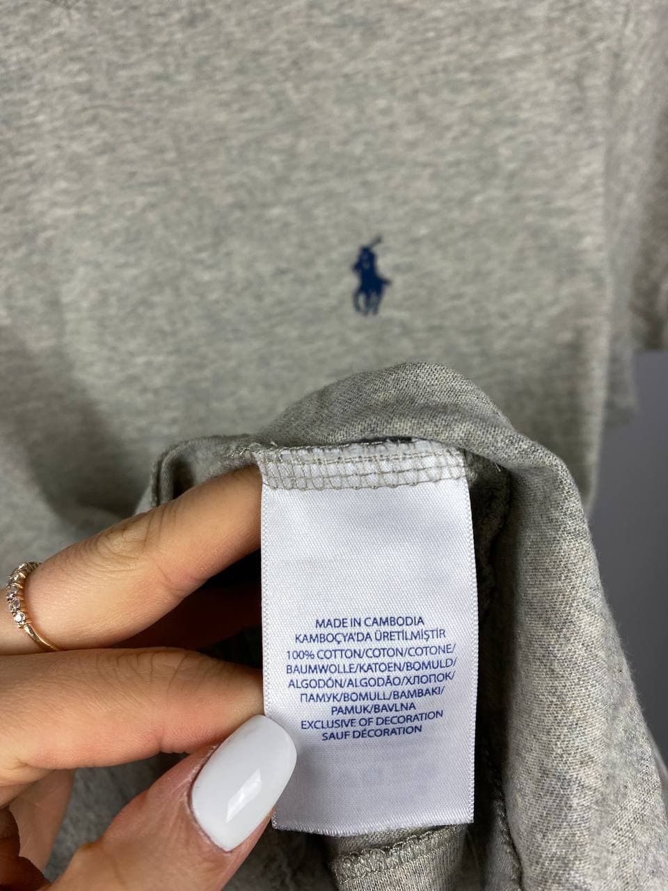 Polo Ralph Lauren Polo Ralph Lauren streetwear T-shirt grey size S Size US S / EU 44-46 / 1 - 4 Thumbnail