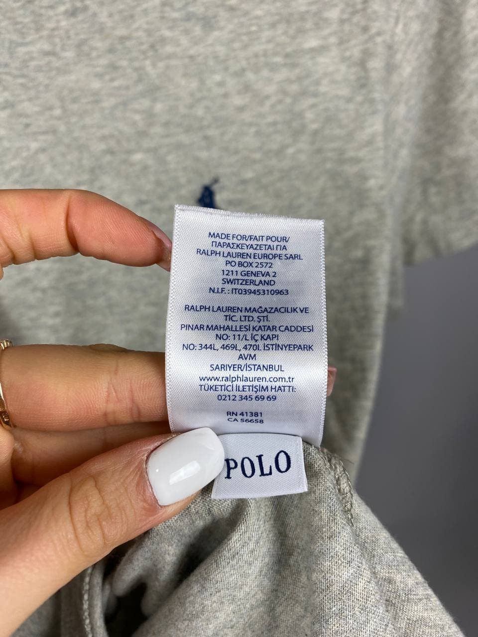 Polo Ralph Lauren Polo Ralph Lauren streetwear T-shirt grey size S Size US S / EU 44-46 / 1 - 5 Thumbnail