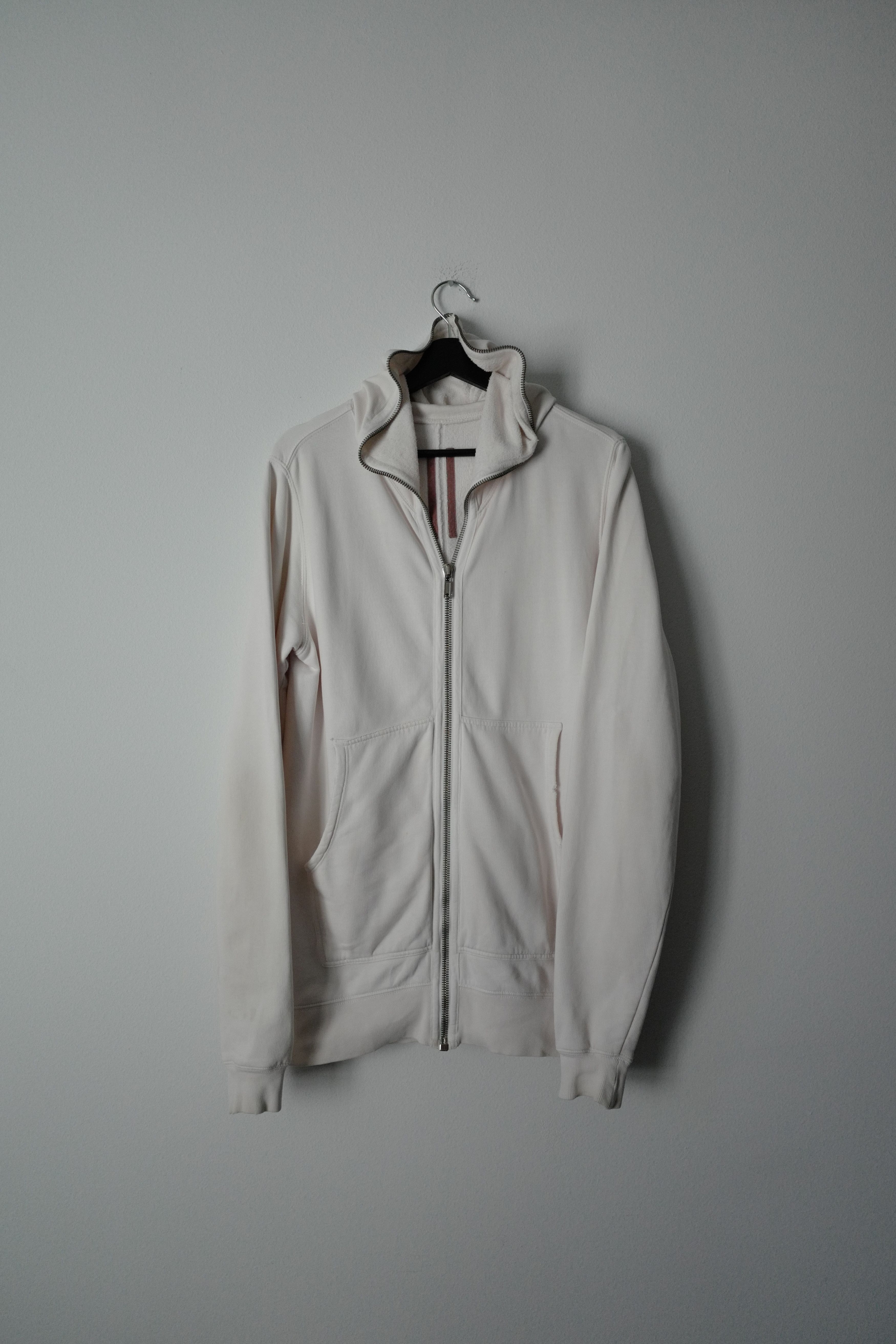 image of Rick Owens x Rick Owens Drkshdw Gimp Felpa Hoodie (Oyster), Men's (Size Small)