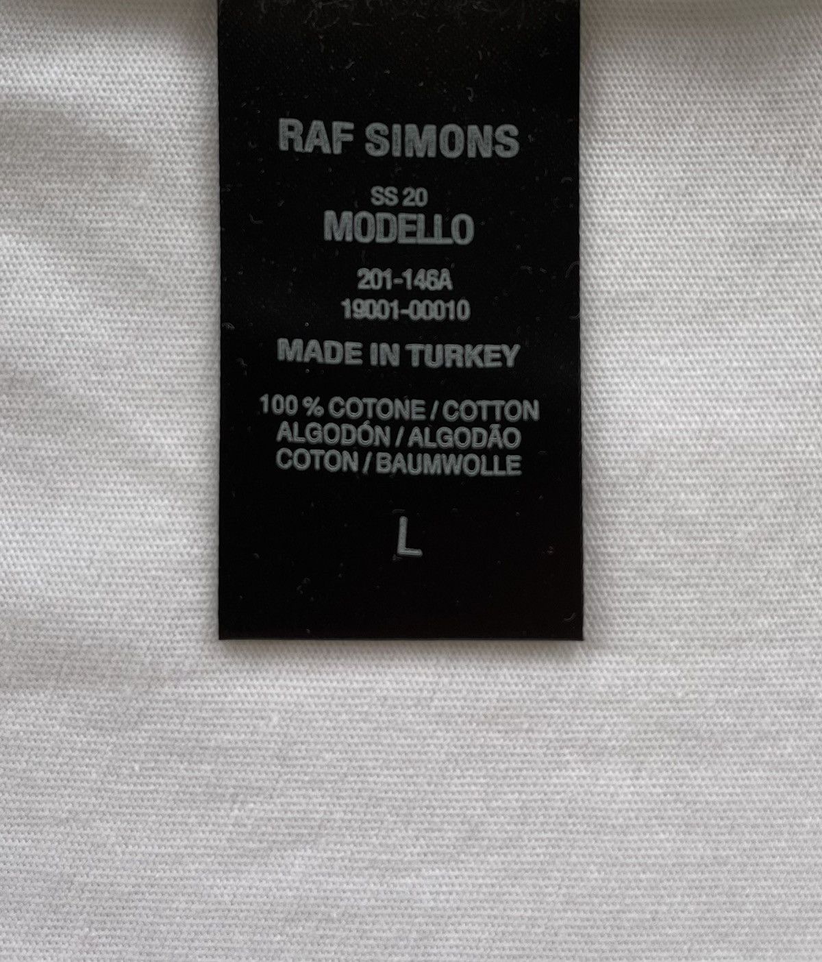 Raf Simons Raf Simons Graphic Lettering Tank Top Size US L / EU 52-54 / 3 - 9 Thumbnail