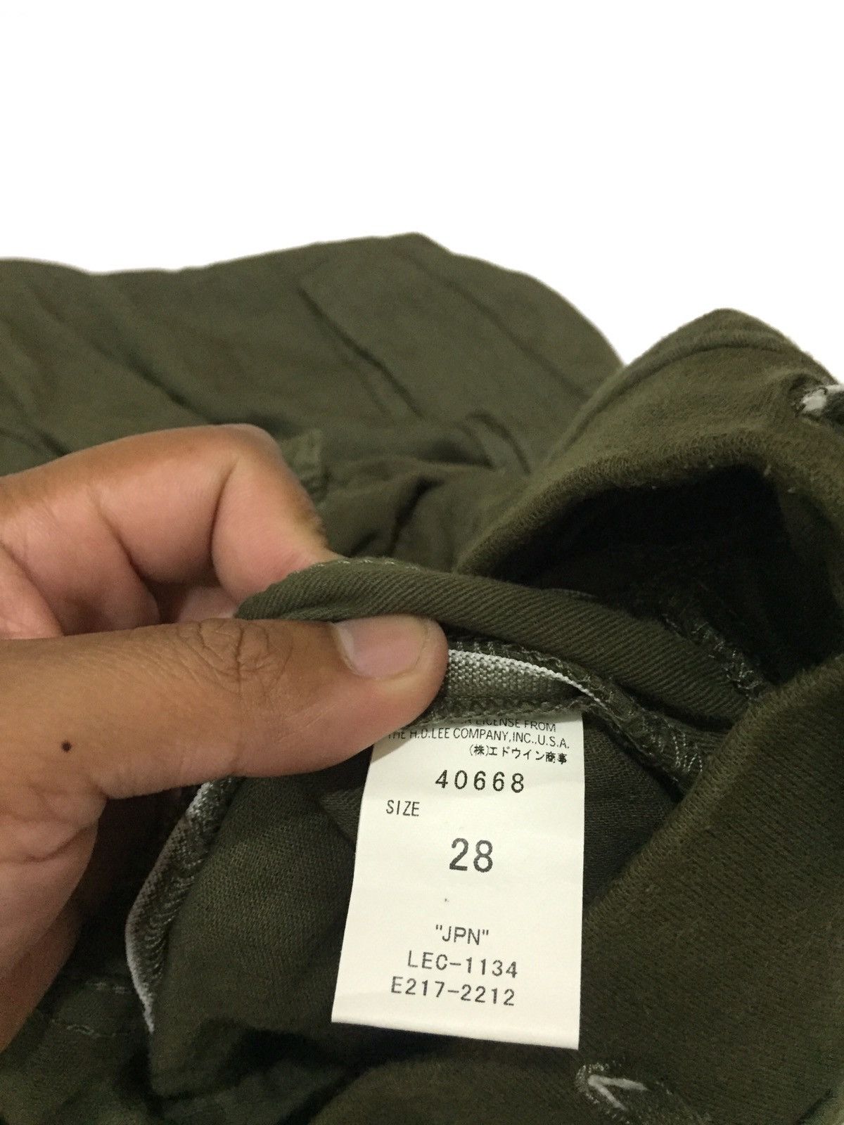 Japanese Brand × Lee 💥Accept any offer💥green cargo pant Size US 30 / EU 46 - 6 Thumbnail