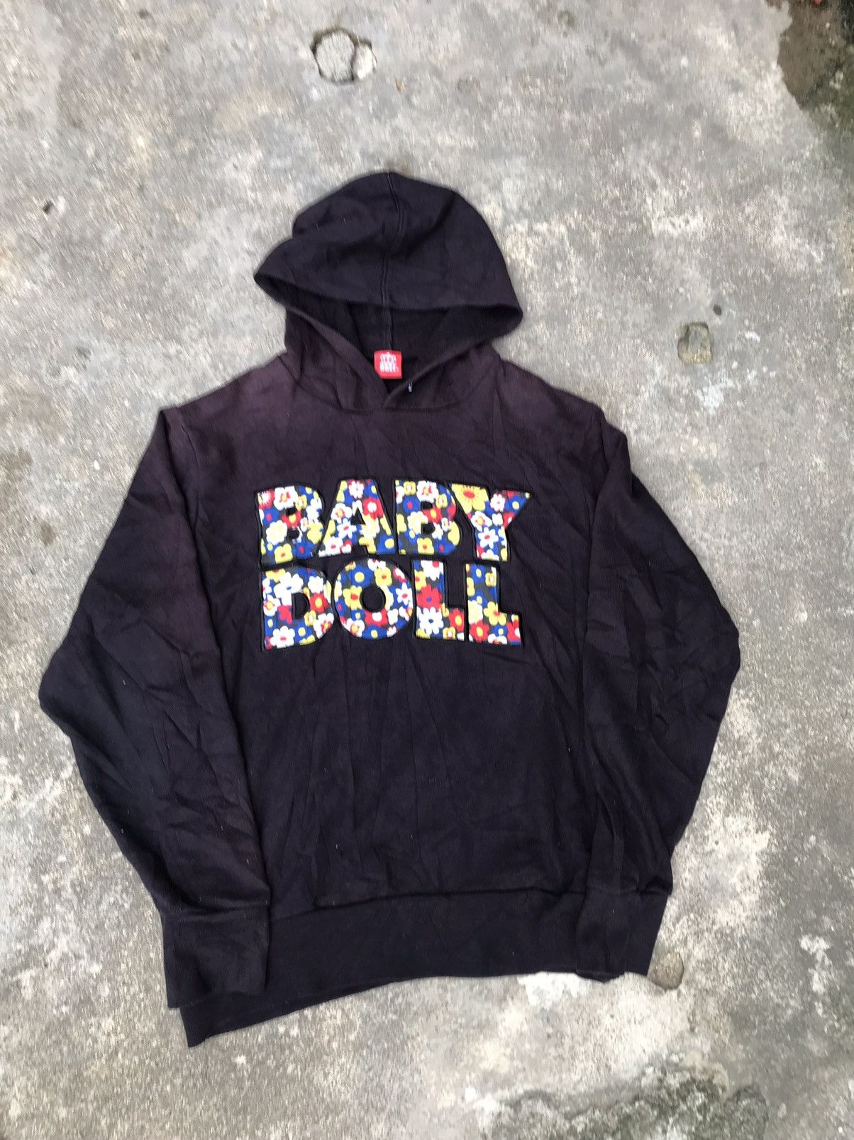 Nice BIG LOGO BABYDOLL SWEATSHIRT
