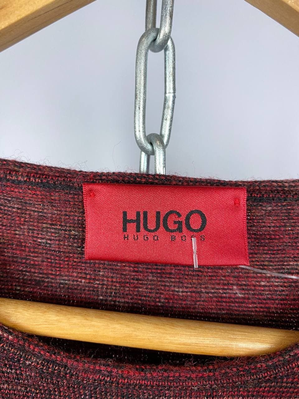 Hugo Boss Hugo Boss streetwear sweater burgundy size M Size US M / EU 48-50 / 2 - 3 Thumbnail
