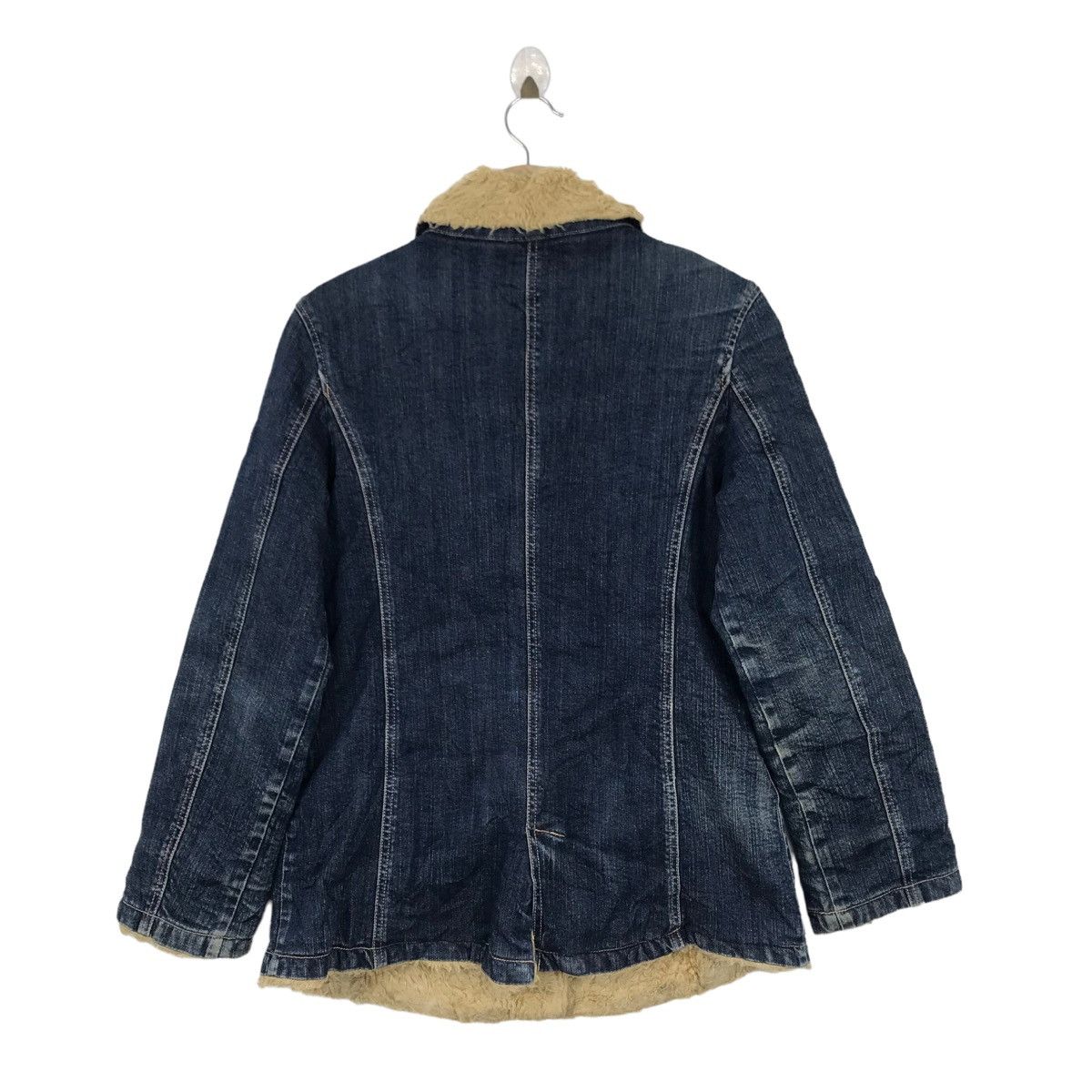 Levi's × Vintage Vintage LEVI’S Denim Jacket Sherpa Inside Vintage Winter Size US L / EU 52-54 / 3 - 3 Thumbnail