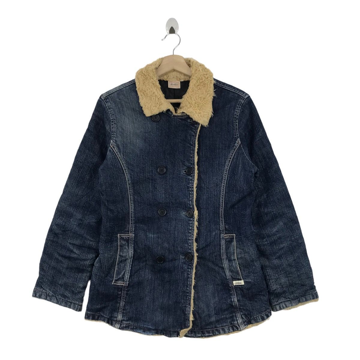 Levi's × Vintage Vintage LEVI’S Denim Jacket Sherpa Inside Vintage Winter Size US L / EU 52-54 / 3 - 1 Thumbnail