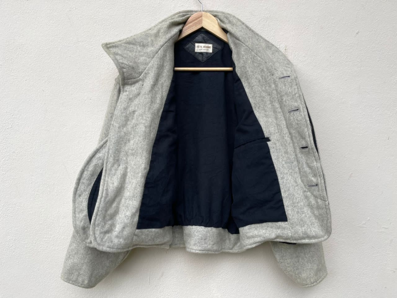 Issey Miyake × Japanese Brand × Tete Homme Tete Homme Katoh Kazutaka Issey Miyake Design Jacket Size US XL / EU 56 / 4 - 8 Thumbnail