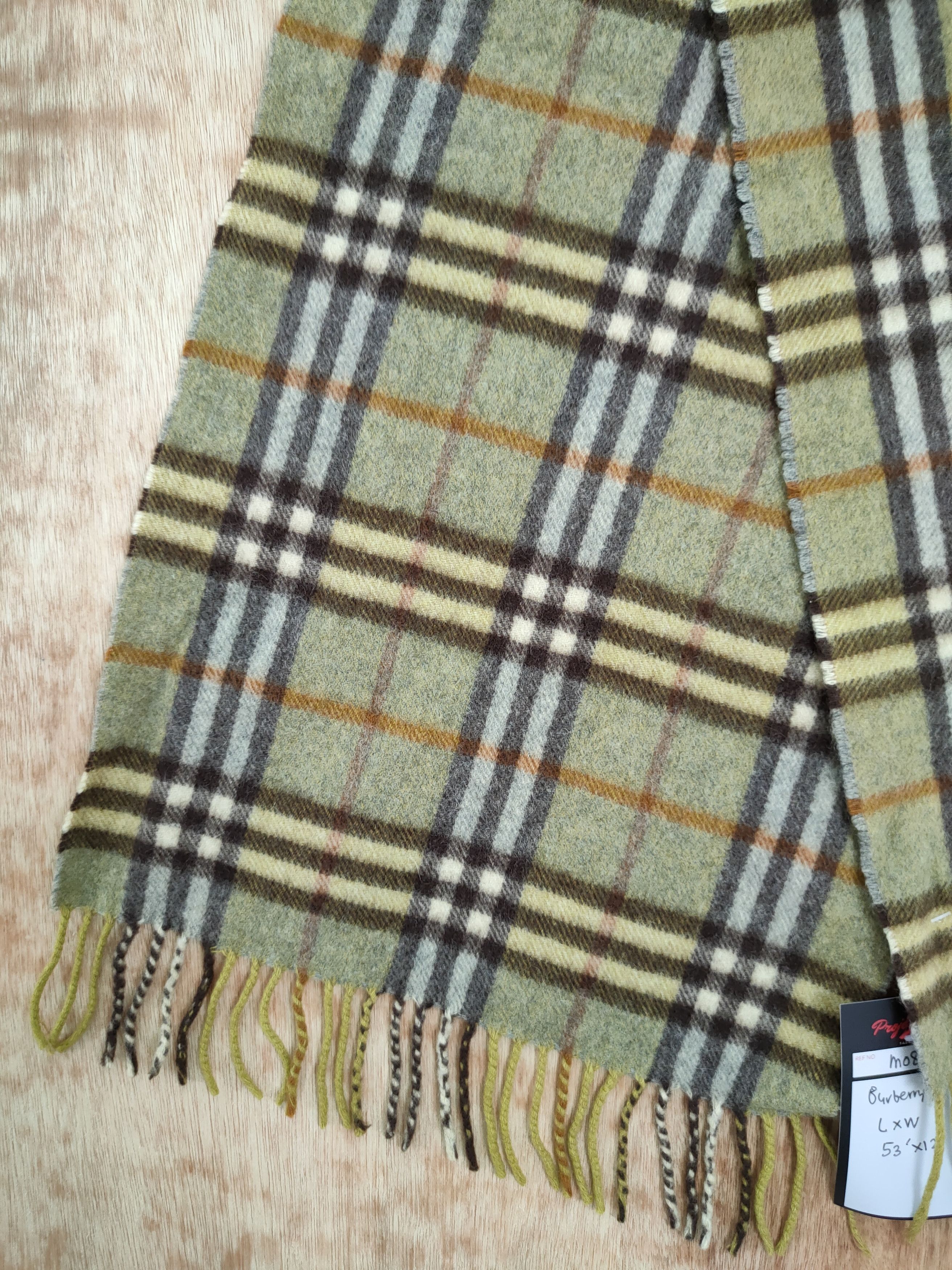 Burberry Burberry made in england scarves cashmere muffler #m08 Size ONE SIZE - 4 Thumbnail