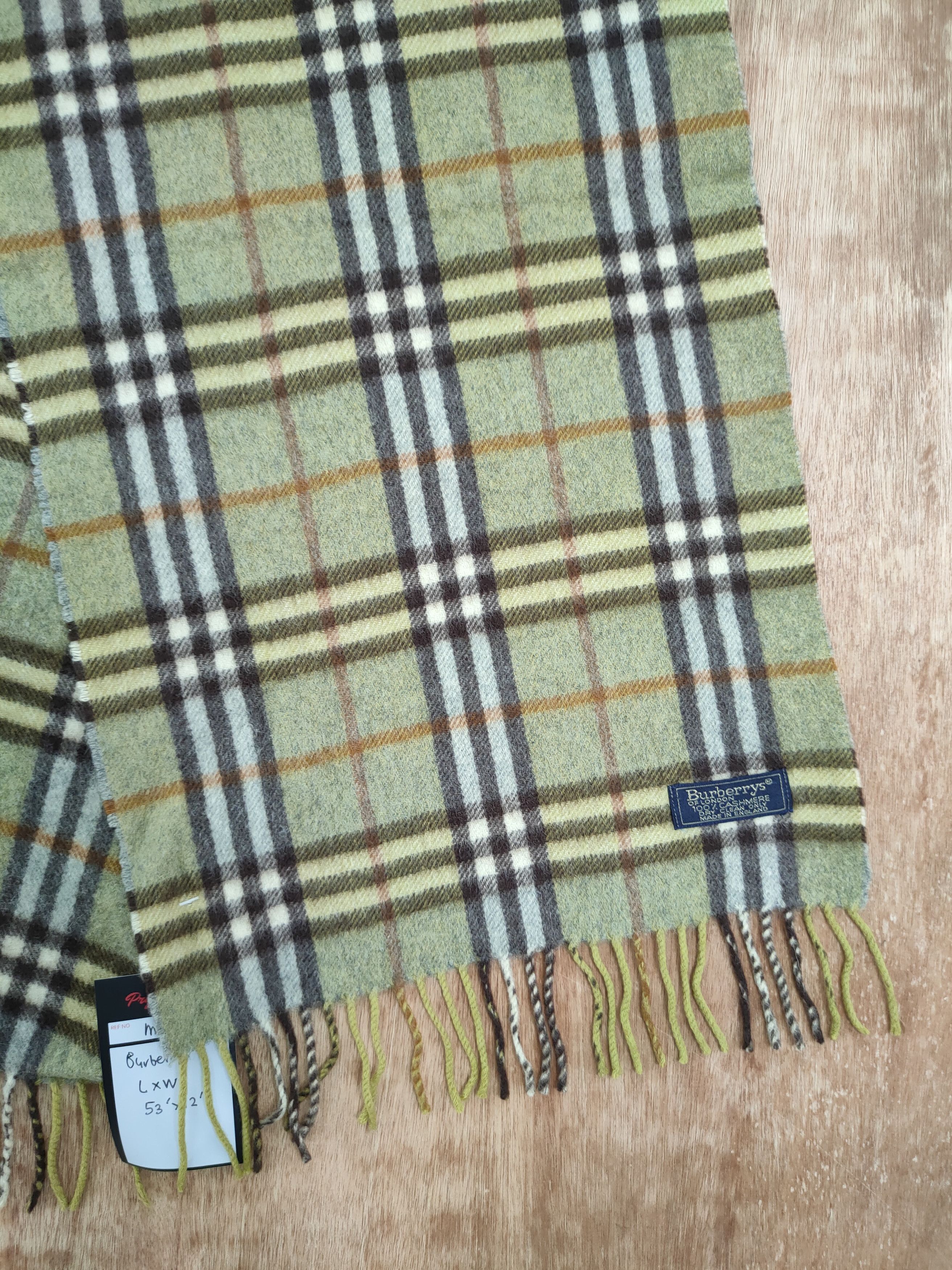 Burberry Burberry made in england scarves cashmere muffler #m08 Size ONE SIZE - 2 Thumbnail