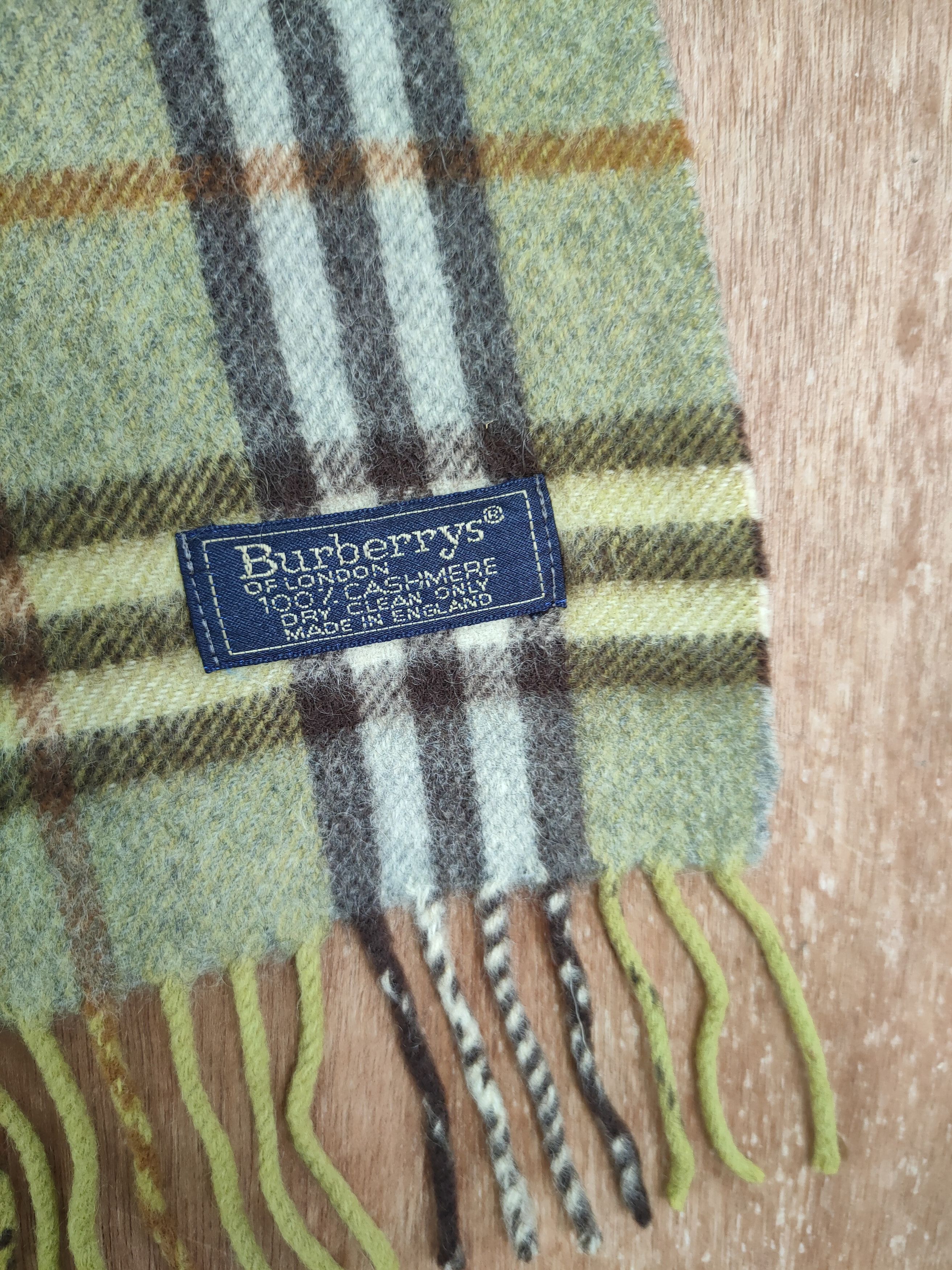 Burberry Burberry made in england scarves cashmere muffler #m08 Size ONE SIZE - 3 Thumbnail
