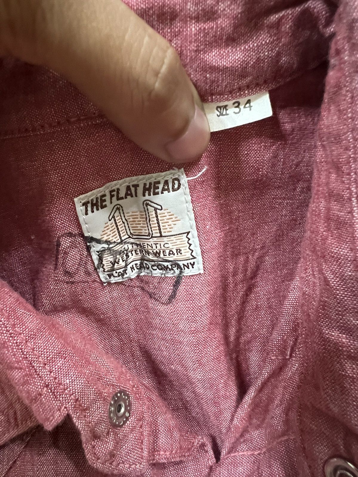 The Flat Head OG The Flat Head 🇯🇵 Selvaged Denim Western Worker Shirt Size US S / EU 44-46 / 1 - 8 Thumbnail