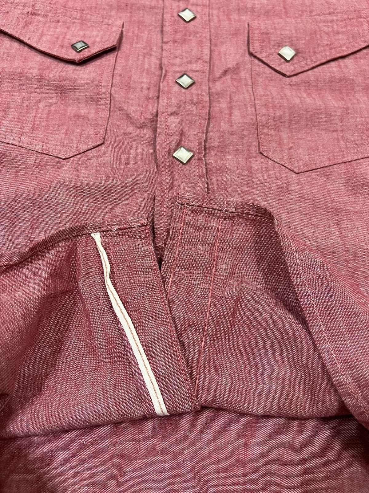 The Flat Head OG The Flat Head 🇯🇵 Selvaged Denim Western Worker Shirt Size US S / EU 44-46 / 1 - 6 Thumbnail