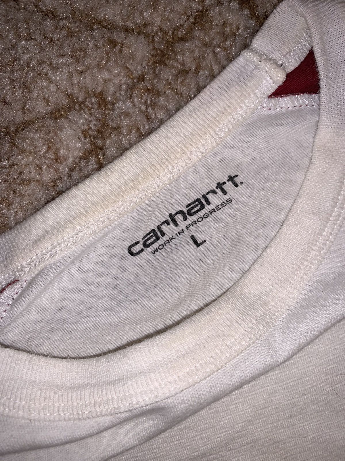 Carhartt × Carhartt Wip Carhartt L vintage long sleeve sweatshirt sweater big logo Size US L / EU 52-54 / 3 - 11 Thumbnail