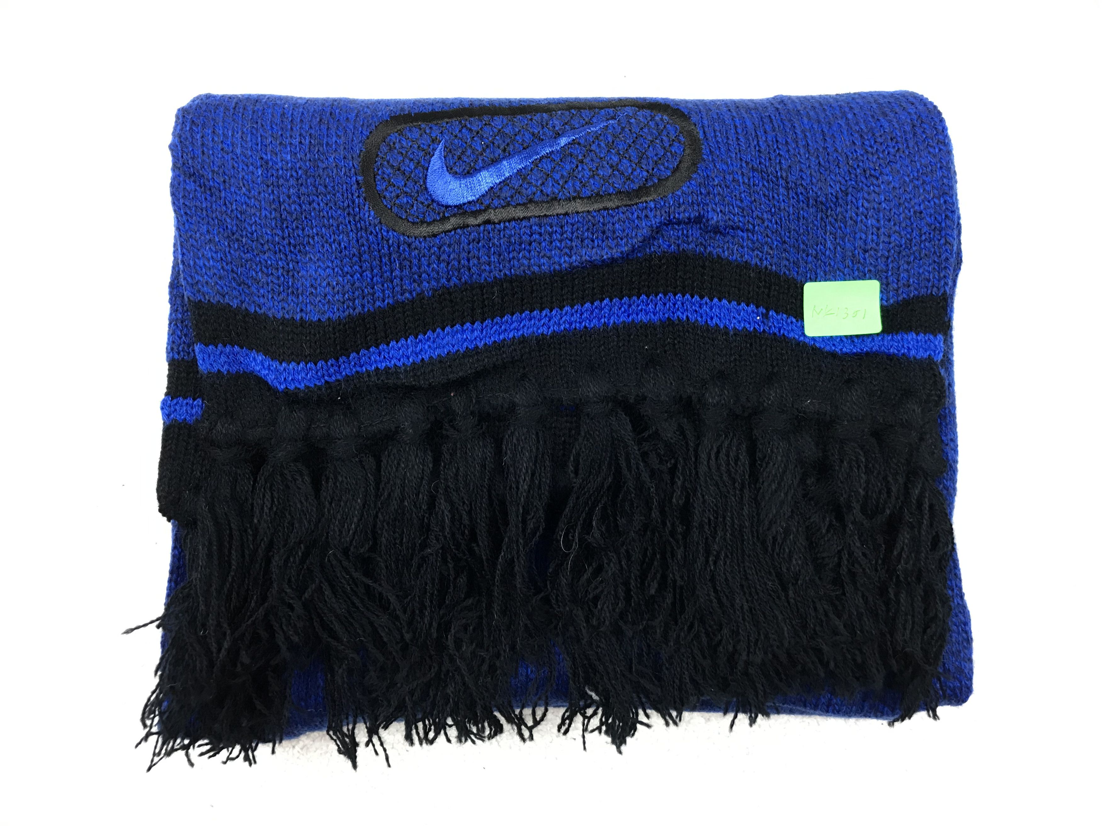 Nike × Vintage NK1301 NIKE Scarf Muffler Wool Cashmere Size ONE SIZE - 2 Thumbnail