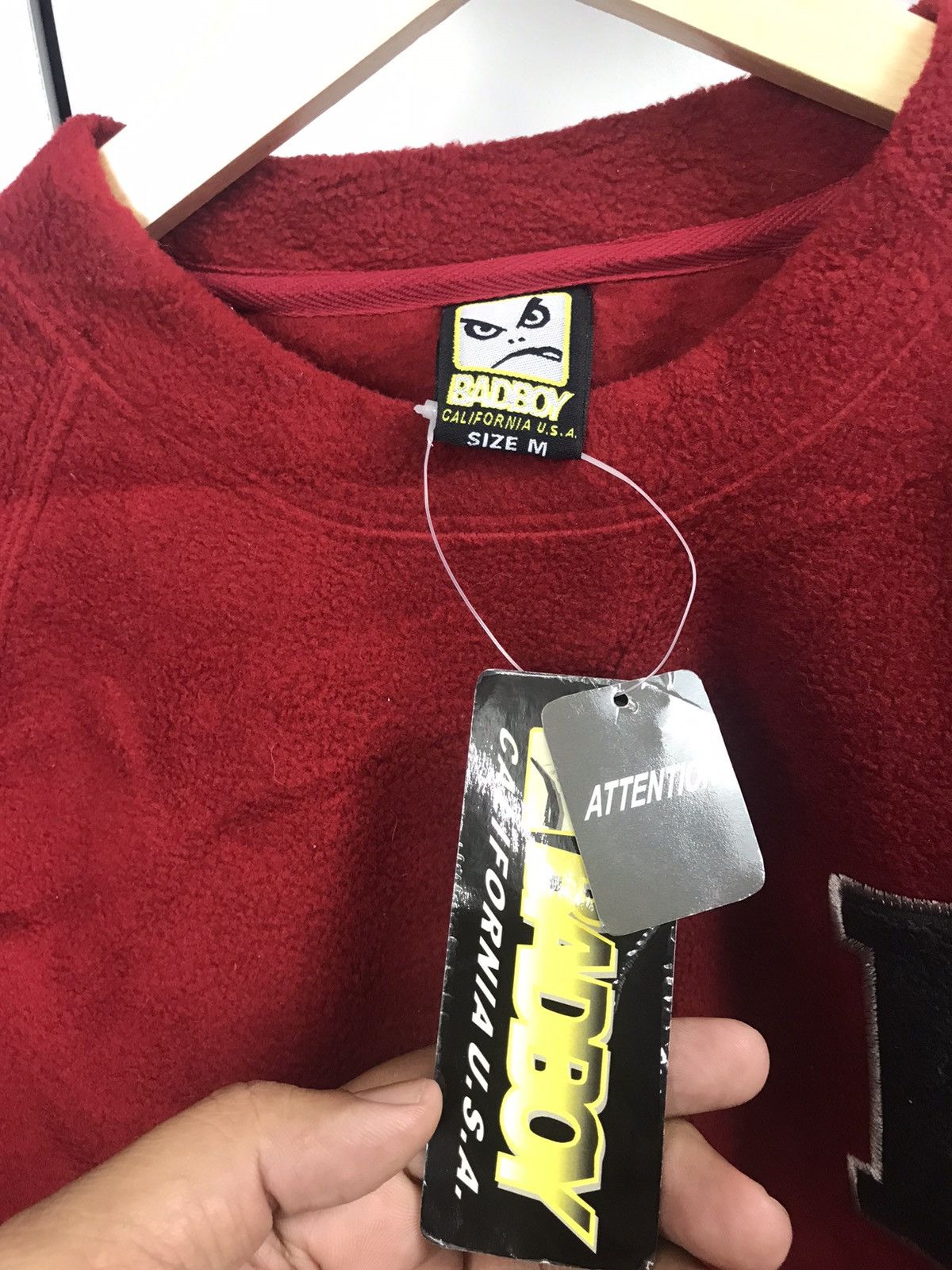 Japanese Brand VINTAGE BAD BOY FLEECE SWEATSHIRT Like New Size US M / EU 48-50 / 2 - 3 Thumbnail