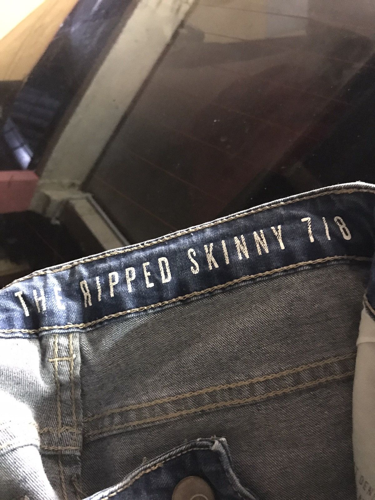 If Six Was Nine × The Unbranded Brand Cotton On The Ripped Skinny Jeans Size 29" - 5 Thumbnail
