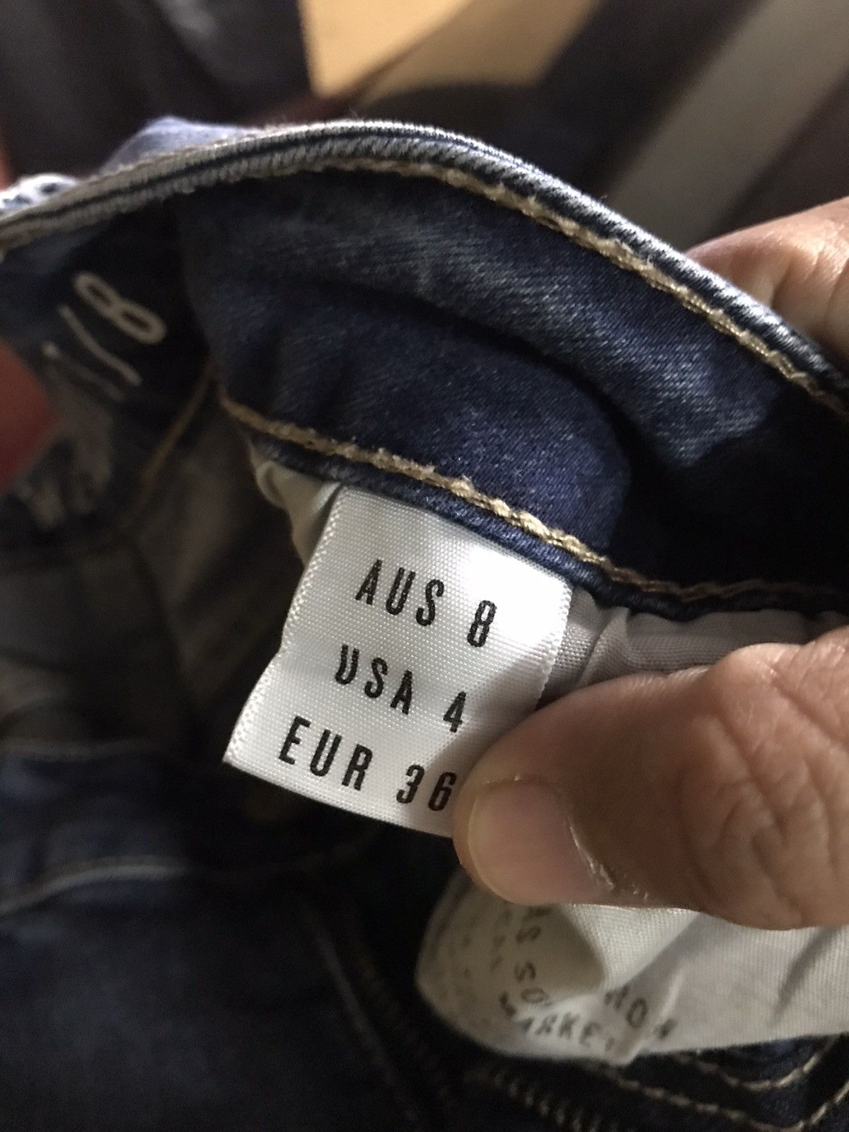 If Six Was Nine × The Unbranded Brand Cotton On The Ripped Skinny Jeans Size 29" - 6 Thumbnail