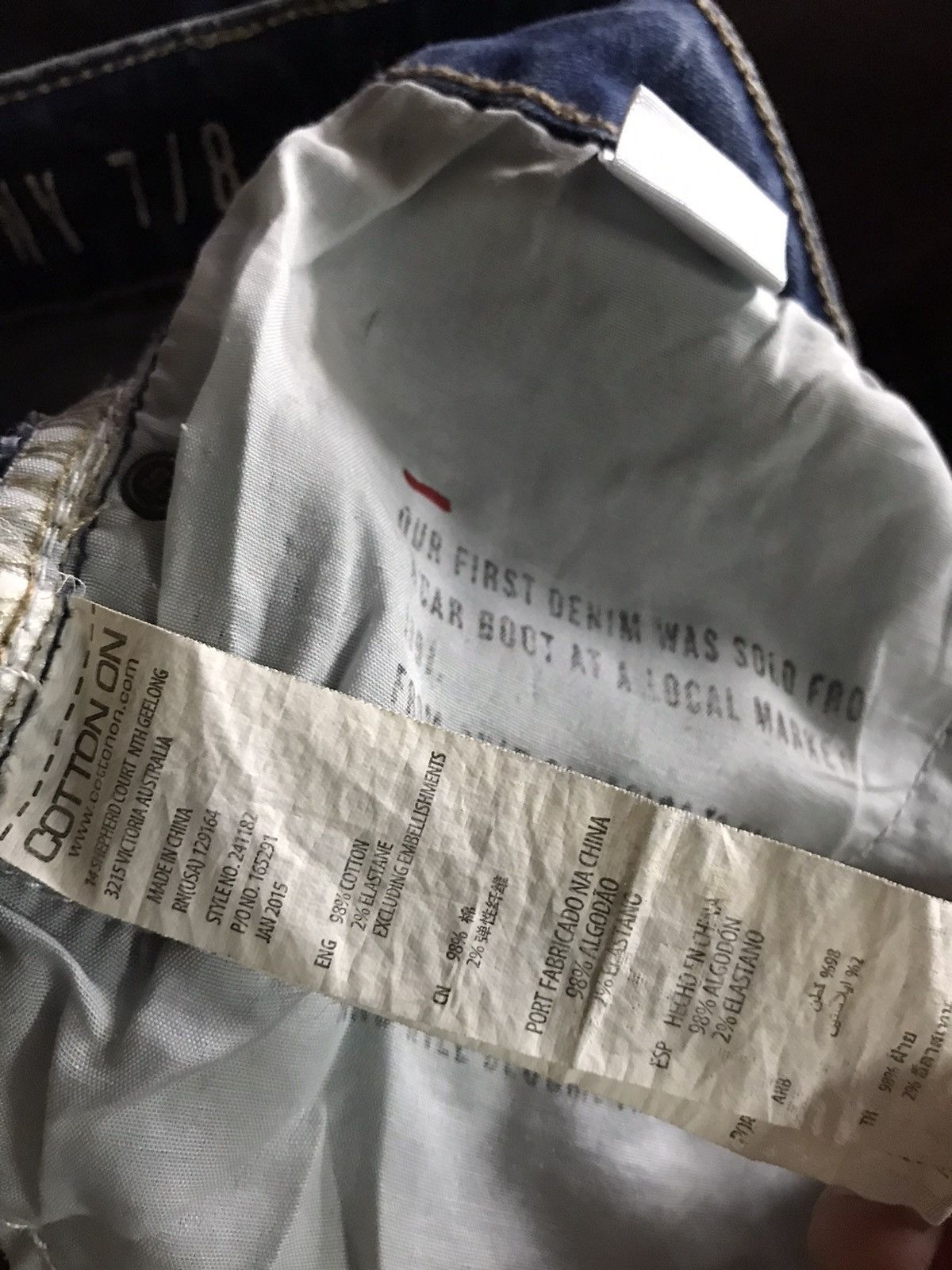 If Six Was Nine × The Unbranded Brand Cotton On The Ripped Skinny Jeans Size 29" - 7 Thumbnail