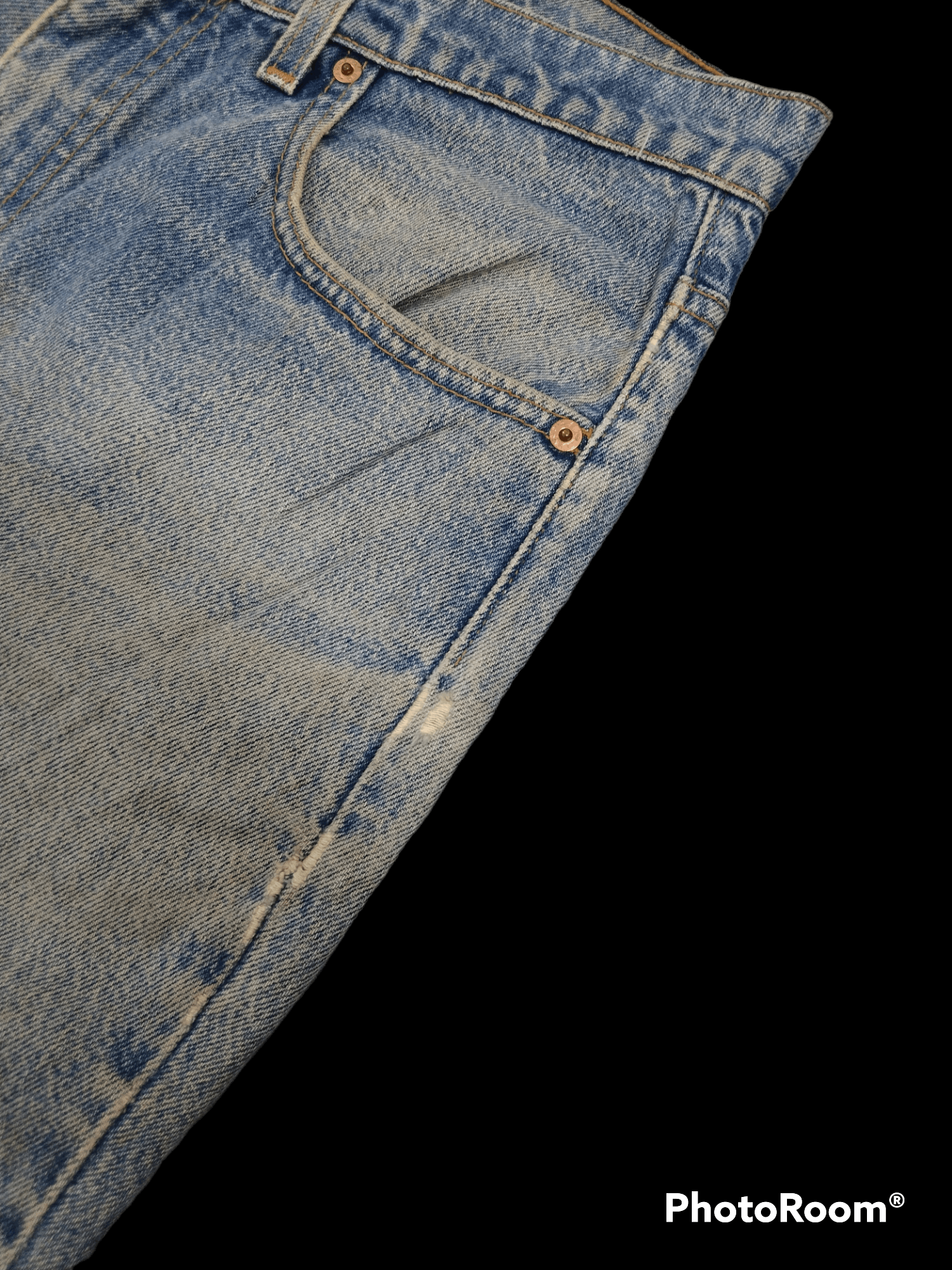 Levi's Vintage Clothing DiSTRESSED LEVIS 517 BOOT CUT VINTAGE 90s DENIM PANTS Size US 33 - 6 Thumbnail