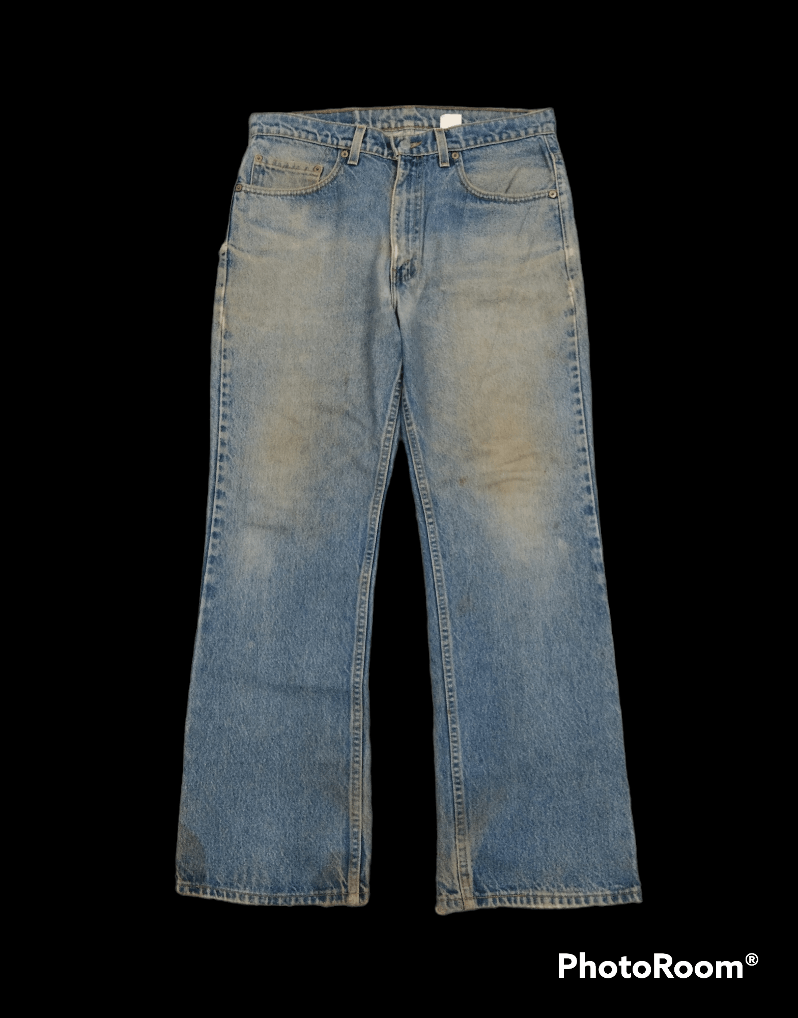 Levi's Vintage Clothing DiSTRESSED LEVIS 517 BOOT CUT VINTAGE 90s DENIM PANTS Size US 33 - 1 Thumbnail