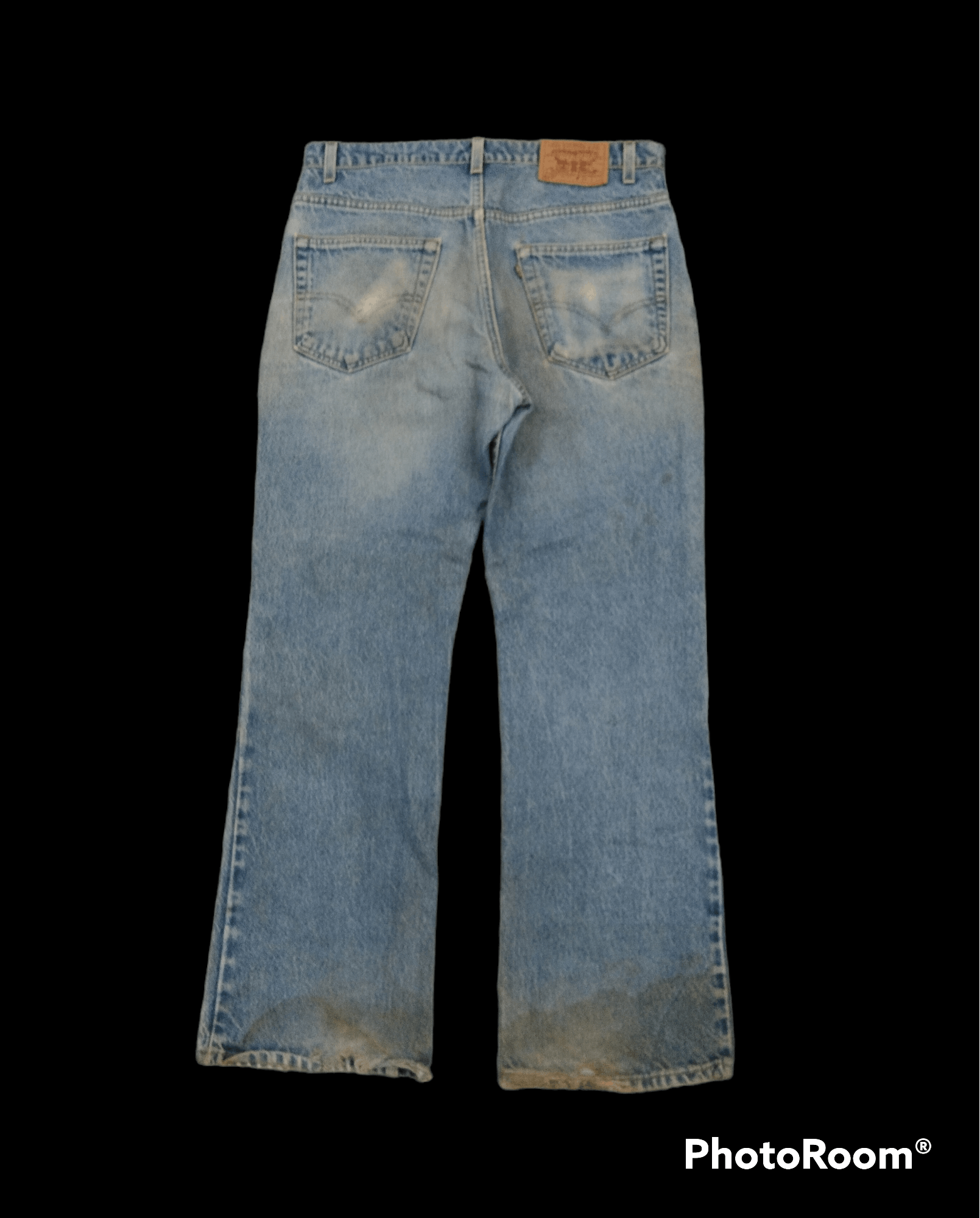 Levi's Vintage Clothing DiSTRESSED LEVIS 517 BOOT CUT VINTAGE 90s DENIM PANTS Size US 33 - 2 Thumbnail