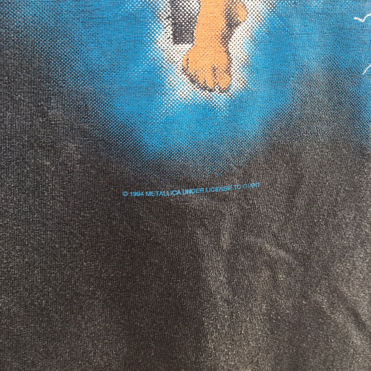 Band Tees × Vintage Vintage DISTRESSED METALLICA RIDE THE LIGHTNING T-shirt Size US XL / EU 56 / 4 - 13 Thumbnail