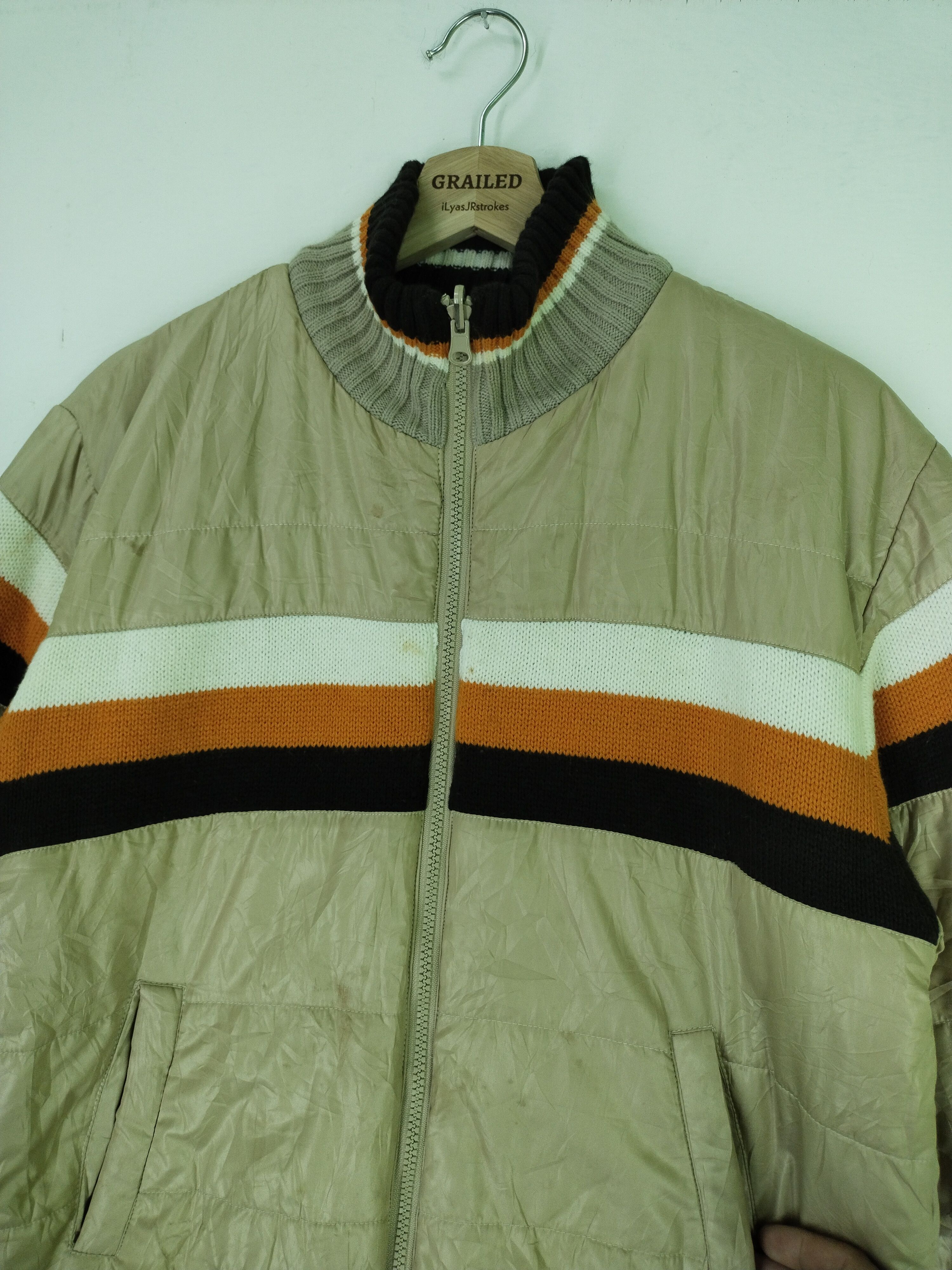 Japanese Brand × Vintage Vintage Willpips Althentic Sweater Puffer Jacket Size US M / EU 48-50 / 2 - 14 Thumbnail