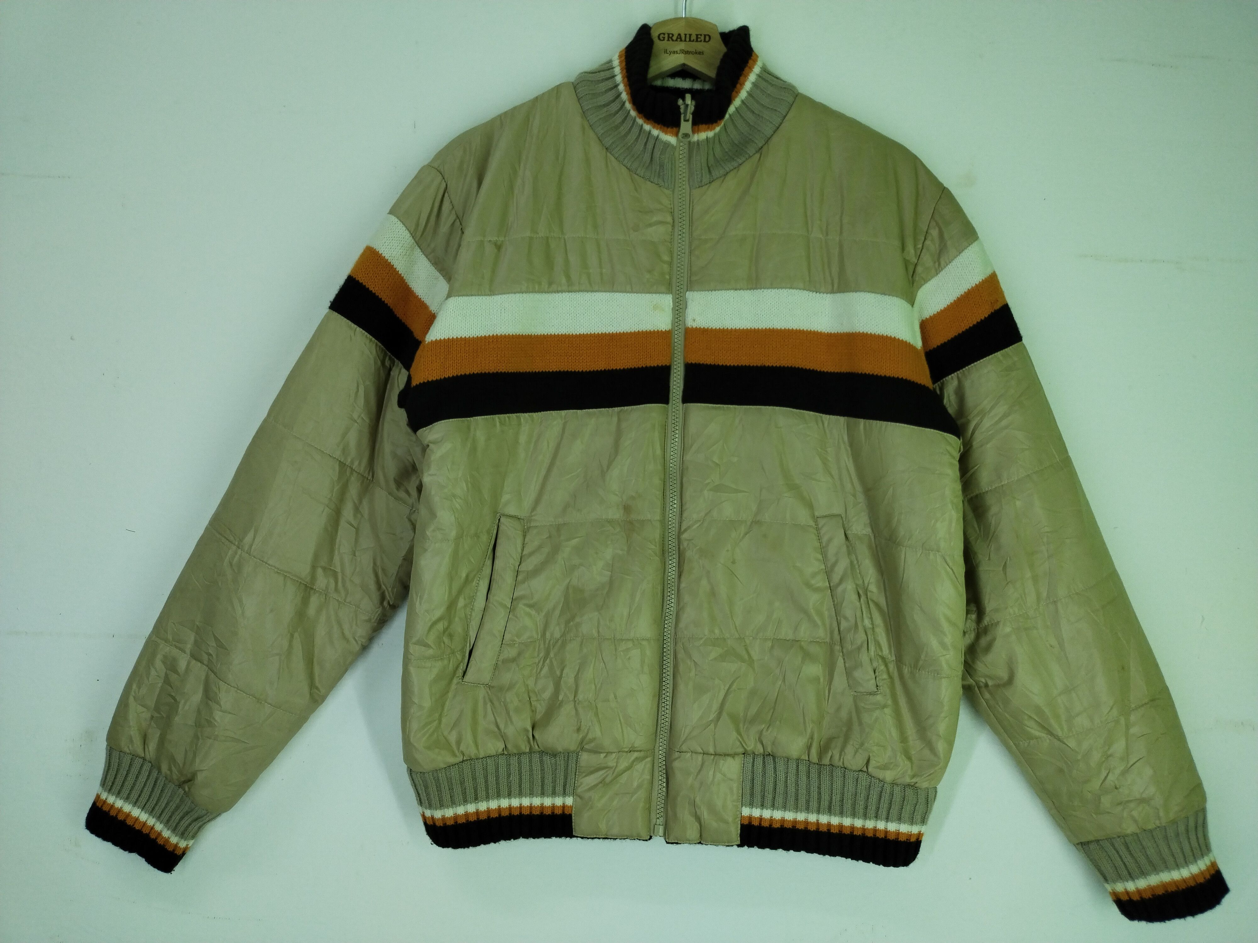Japanese Brand × Vintage Vintage Willpips Althentic Sweater Puffer Jacket Size US M / EU 48-50 / 2 - 1 Thumbnail