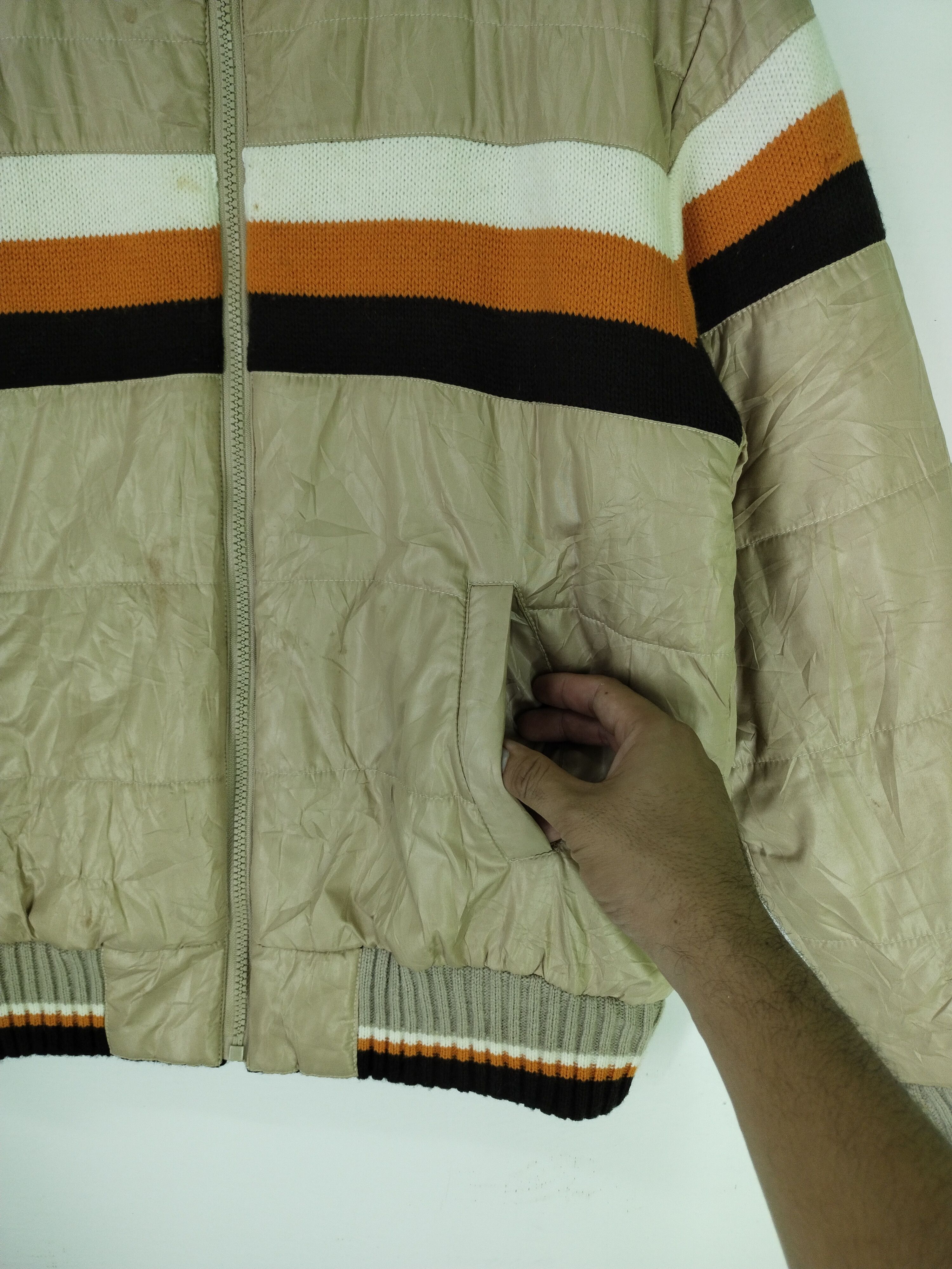 Japanese Brand × Vintage Vintage Willpips Althentic Sweater Puffer Jacket Size US M / EU 48-50 / 2 - 5 Thumbnail