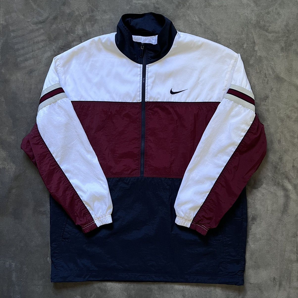 colorblock windbreaker nike