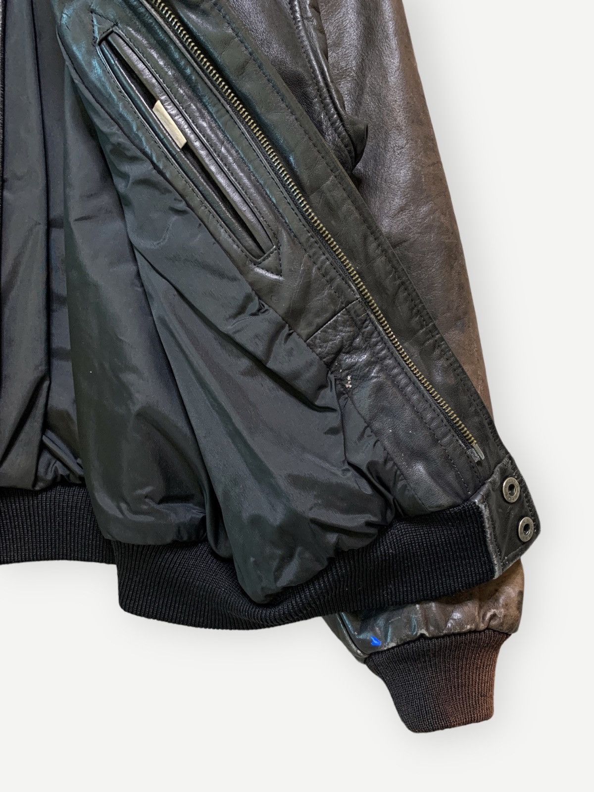 Banana Republic Vintage 80s Banana Republic Leather Jacket 1980s Sunfaded Size US M / EU 48-50 / 2 - 3 Thumbnail