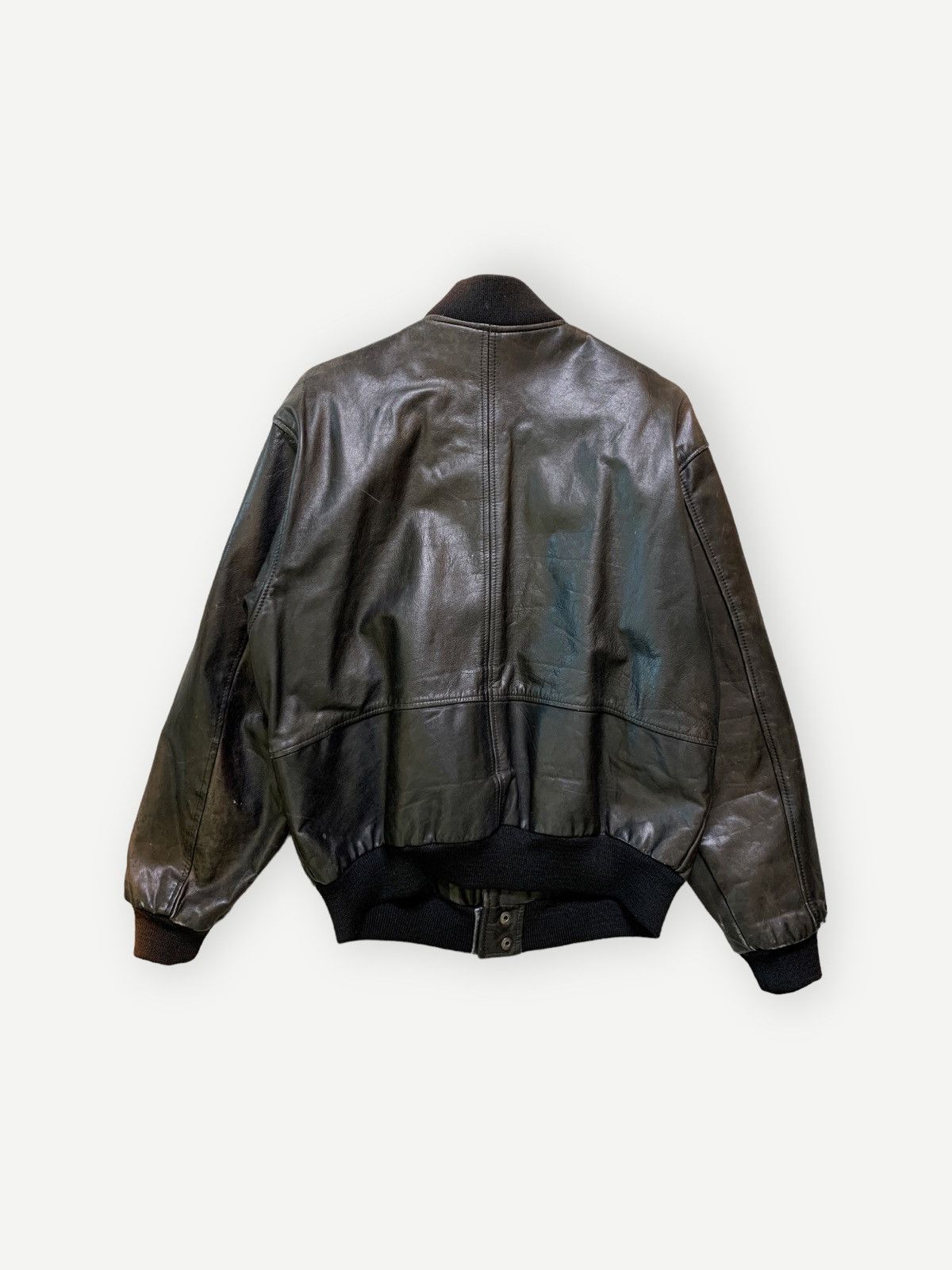 Banana Republic Vintage 80s Banana Republic Leather Jacket 1980s Sunfaded Size US M / EU 48-50 / 2 - 6 Thumbnail